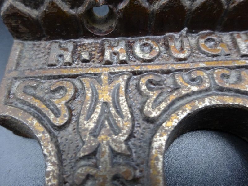 Art Nouveau Cast Metal  Cue/Umbrella Holder H Hough's Patent photo vinterior