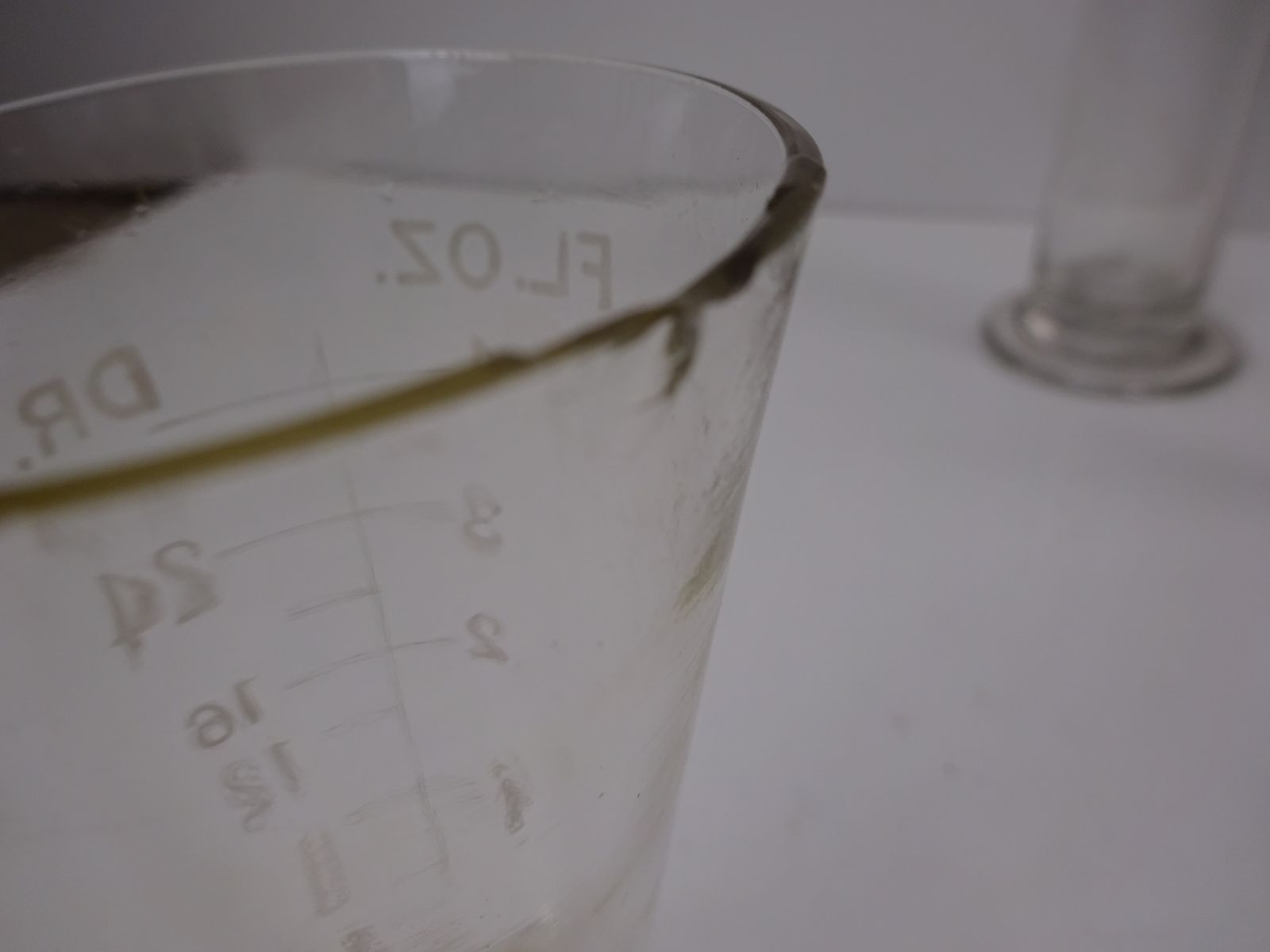8 Early 1900s Chemist Measuring Glasses & 2 Stirrers photo vinterior