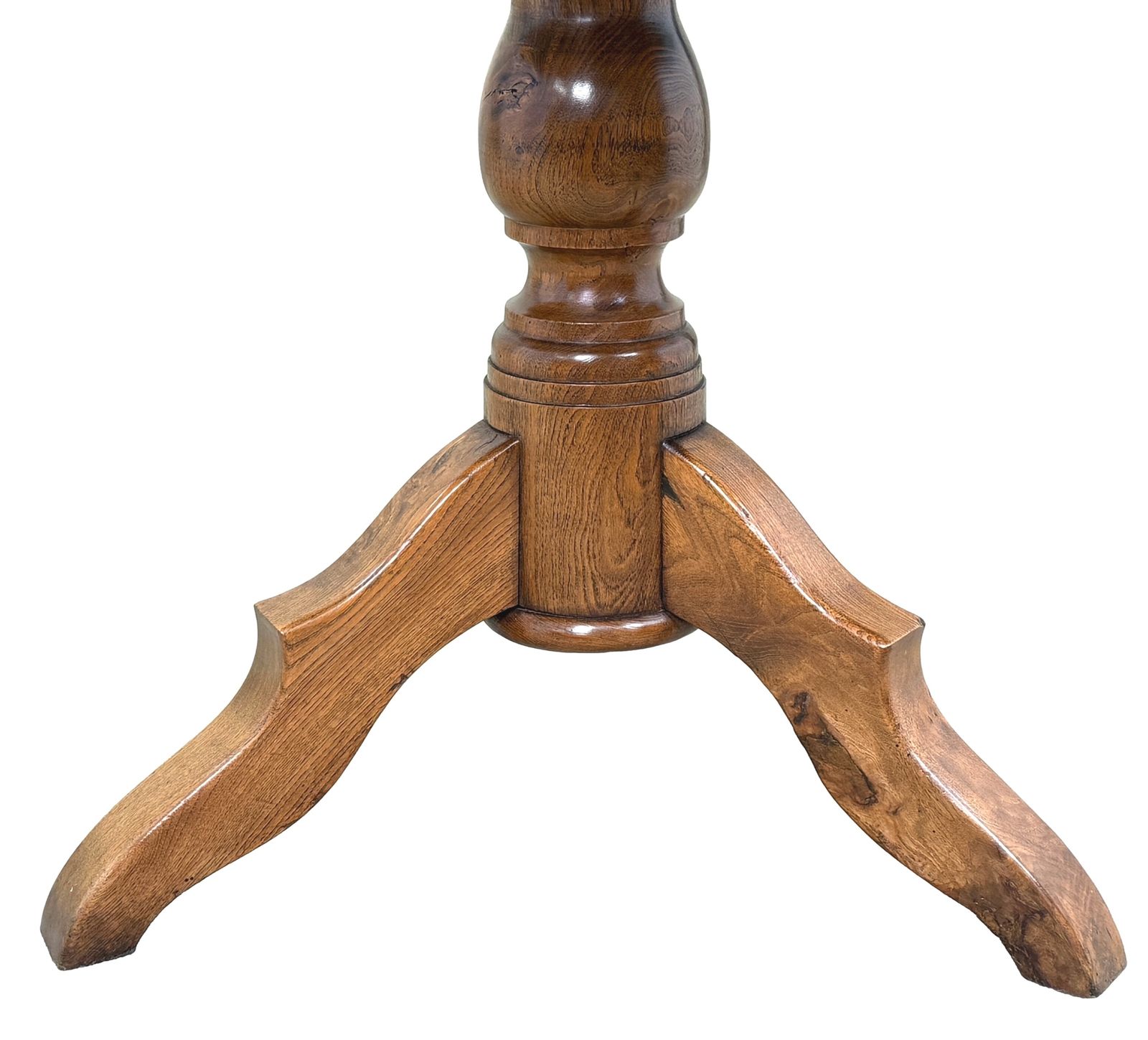 Rare 19th Century French Provincial Elm Dropleaf Centre Table (France, Circa 1850) photo vintage