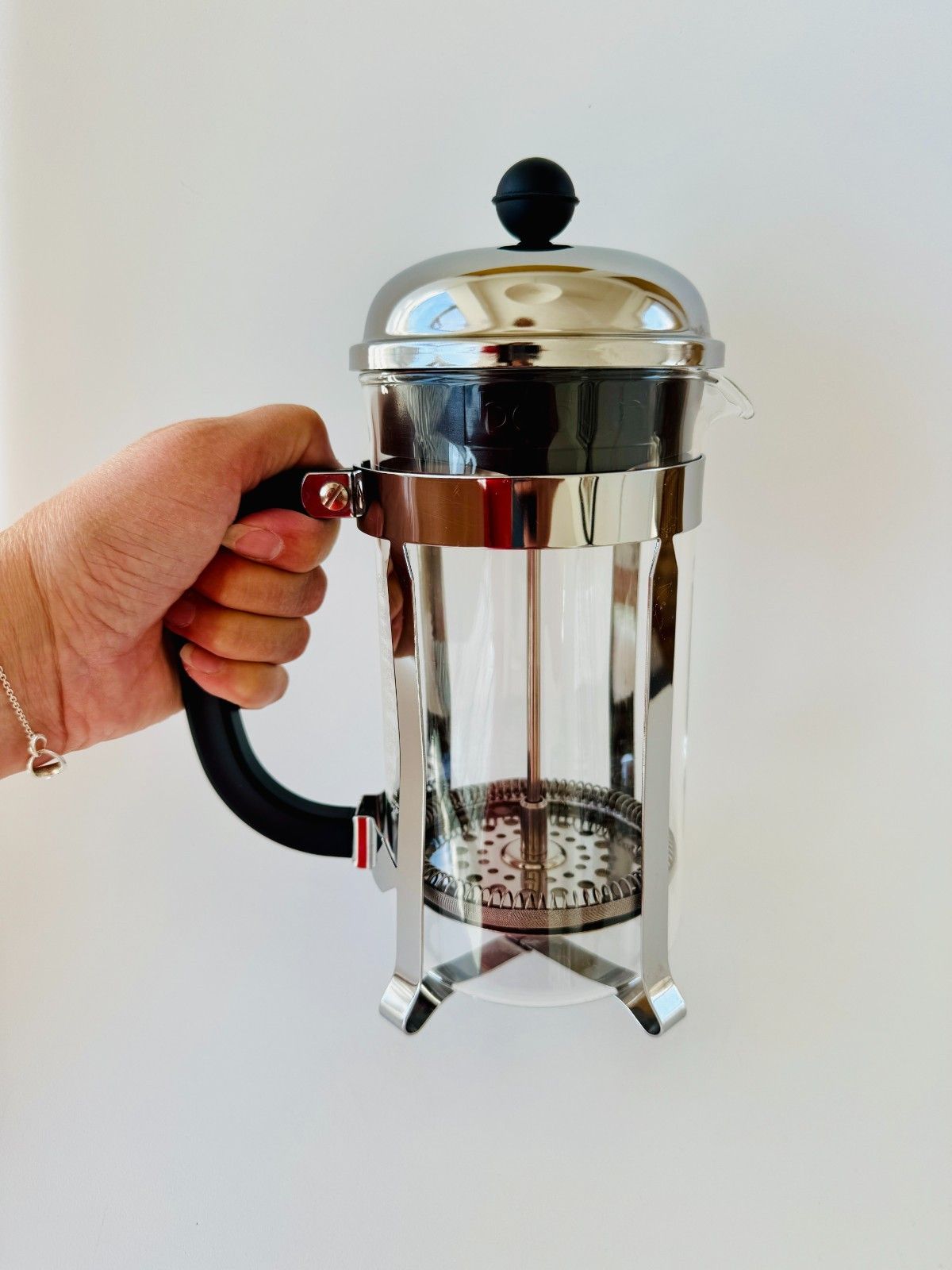 photo furniture New Bodum Chambord 8 Cup Cafetiere, Milk Frother & 2 Latte Cups + Cork Coasters