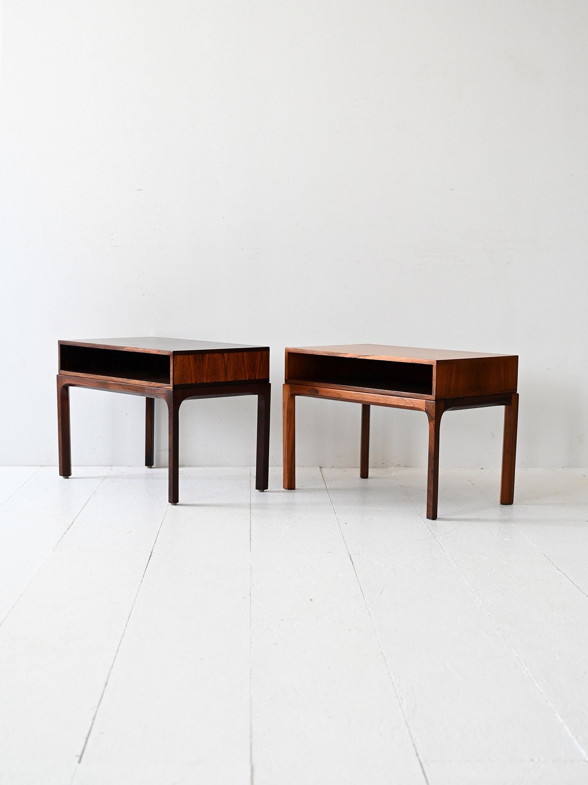 Pair Of Rosewood Bedside Tables By Kai Kristiansen photo for sale
