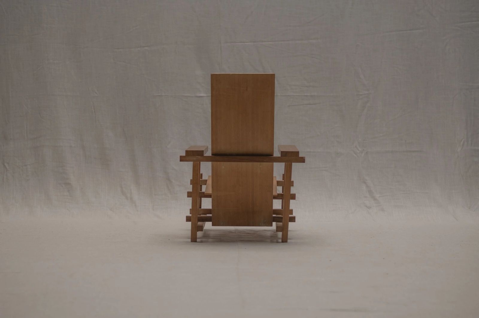 photo vintage Modernist Armchair In The Manner Of Gerrit Rietveld   C.1960s