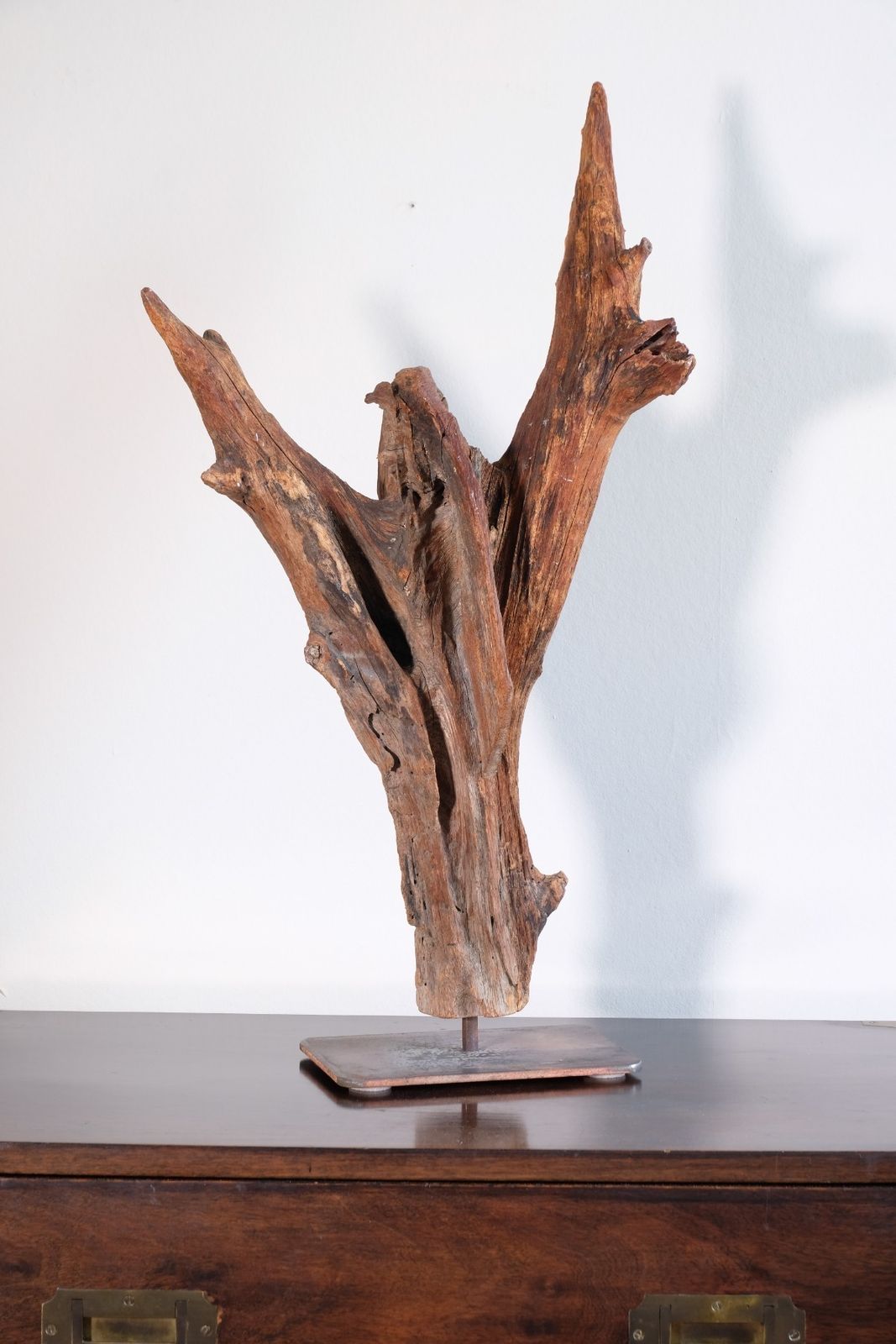 photo furniture Primitive Carved Driftwood Folk Art Face Sculpture From Beachfound Wood