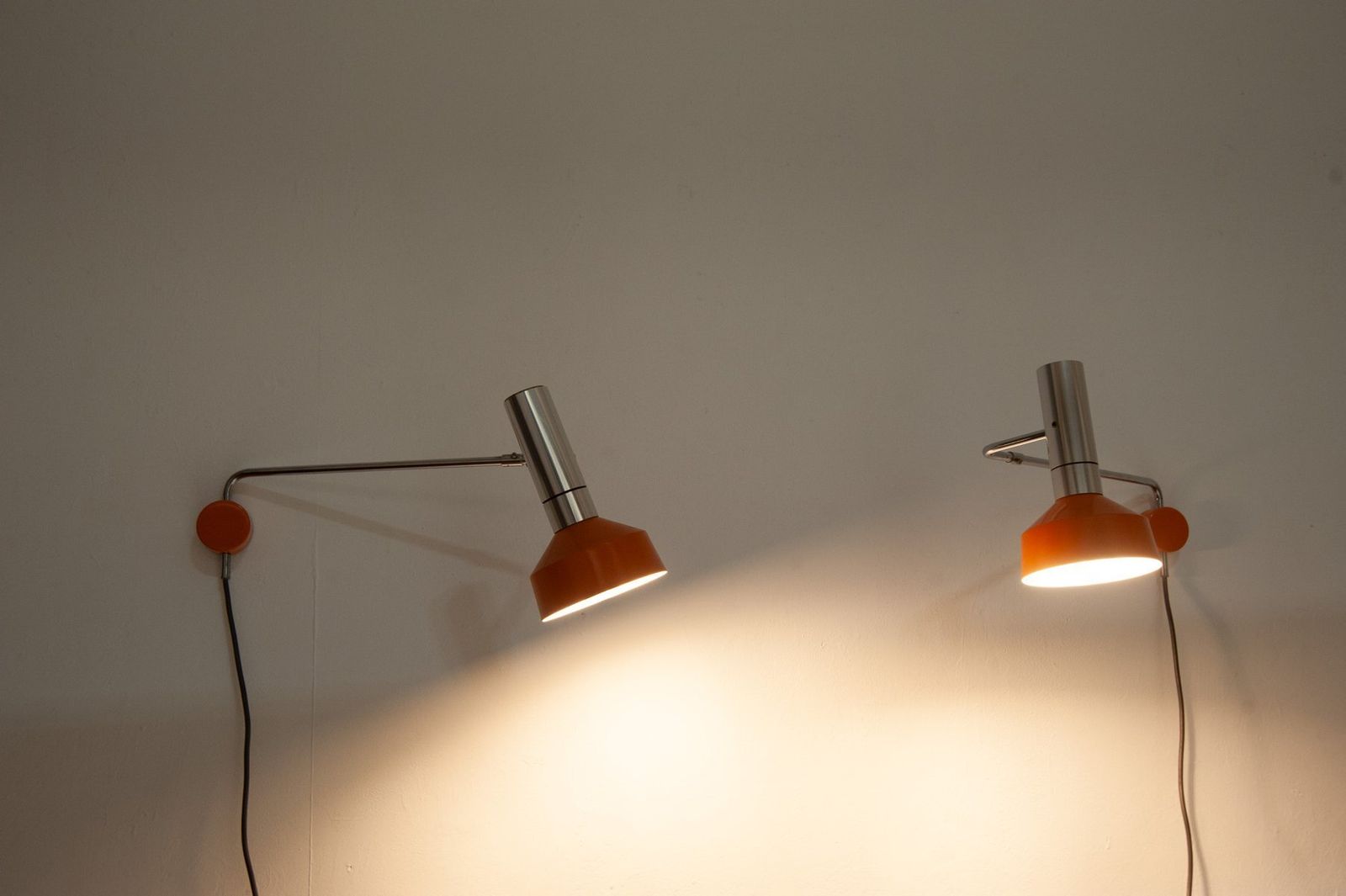 2712.0 Minilux Wall Lights By Rosemarie And Rico Baltensweiler For Baltensweiler, 1960s, Set Of 2 photo