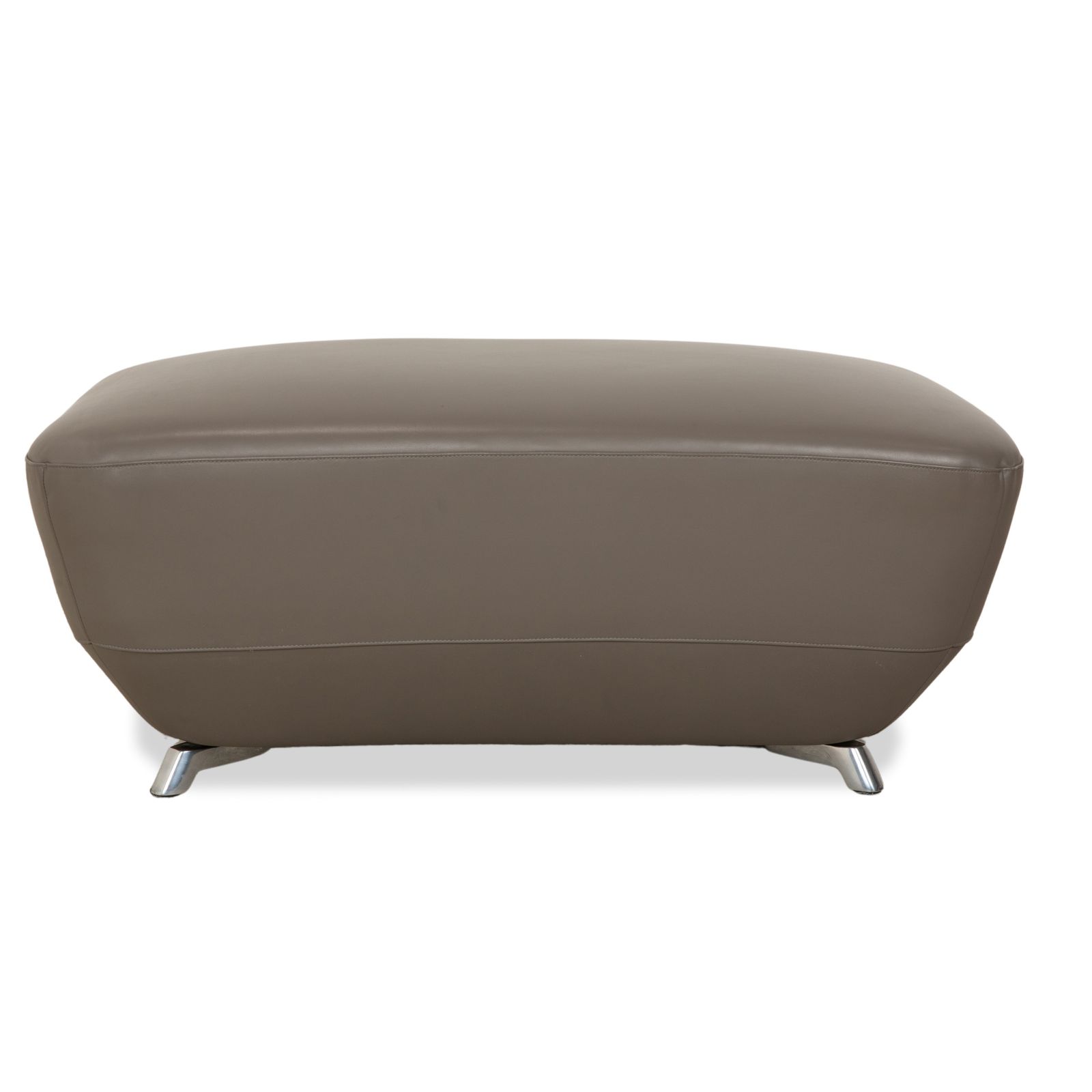 Pouf Leolux Daja en cuir gris photo buy