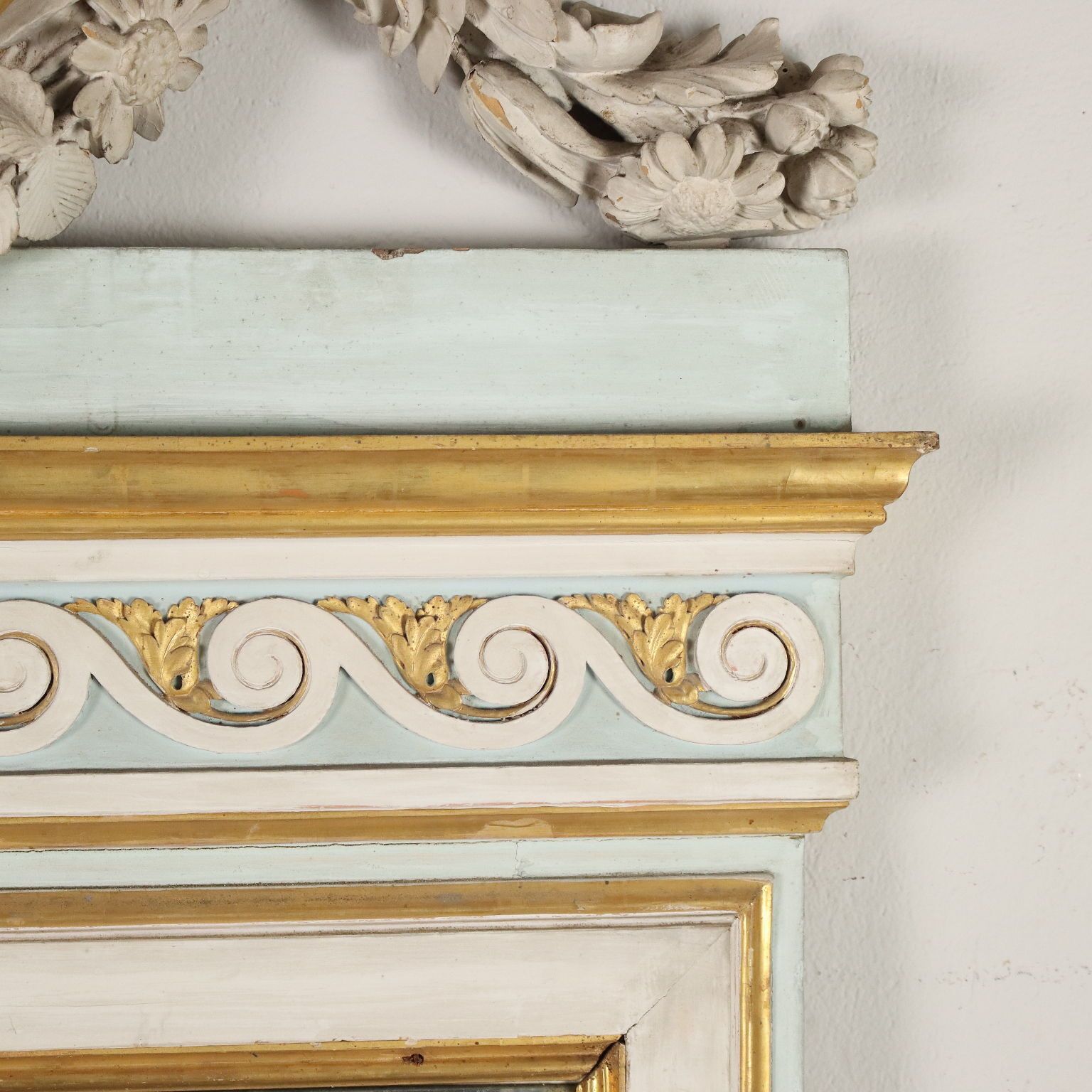 Mirror Neoclassical Carved Wood Italy XVIII Century photo buy