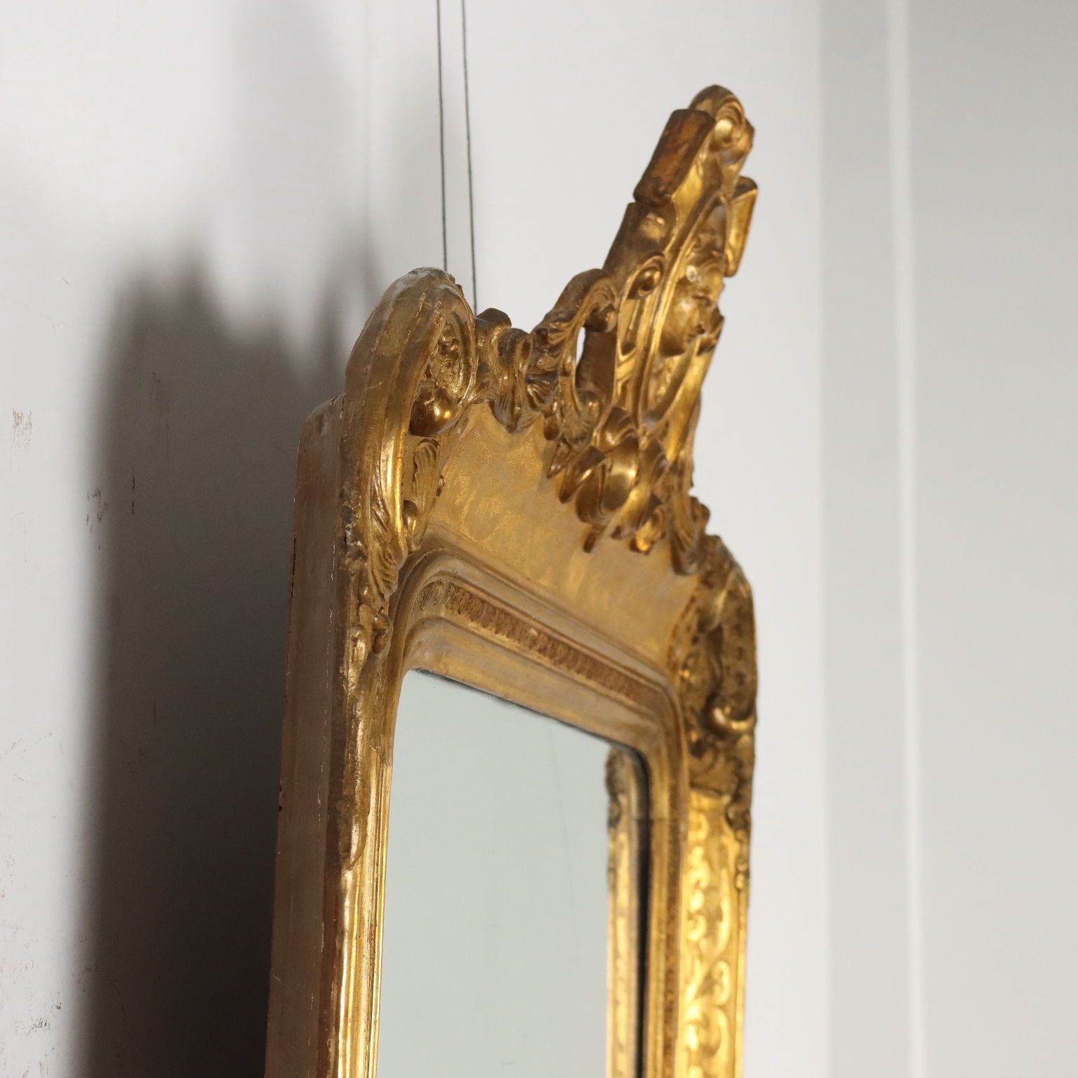 photo furniture Antique Mirror Carved Fir France Mid XIX Century