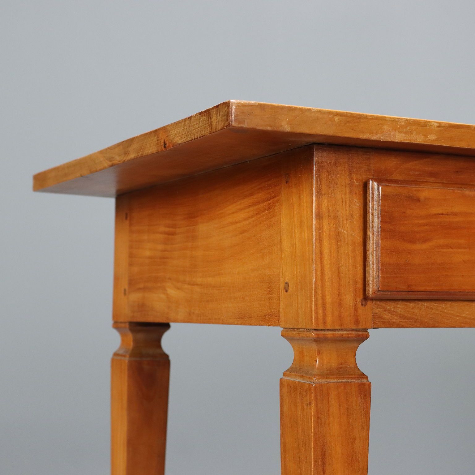 Antique Writing Desk Cherrywood With Drawer Italy XVIII Century photo 650.0