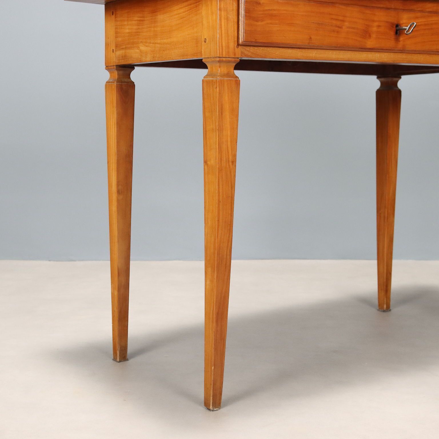 Antique Writing Desk Cherrywood With Drawer Italy XVIII Century photo vinterior