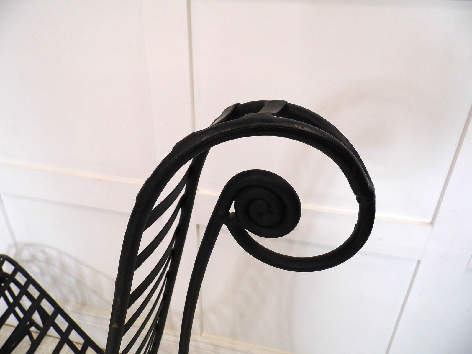 photo furniture Designer Andre Dubreuil Steel Spine Chair 1990s Decorative Arts