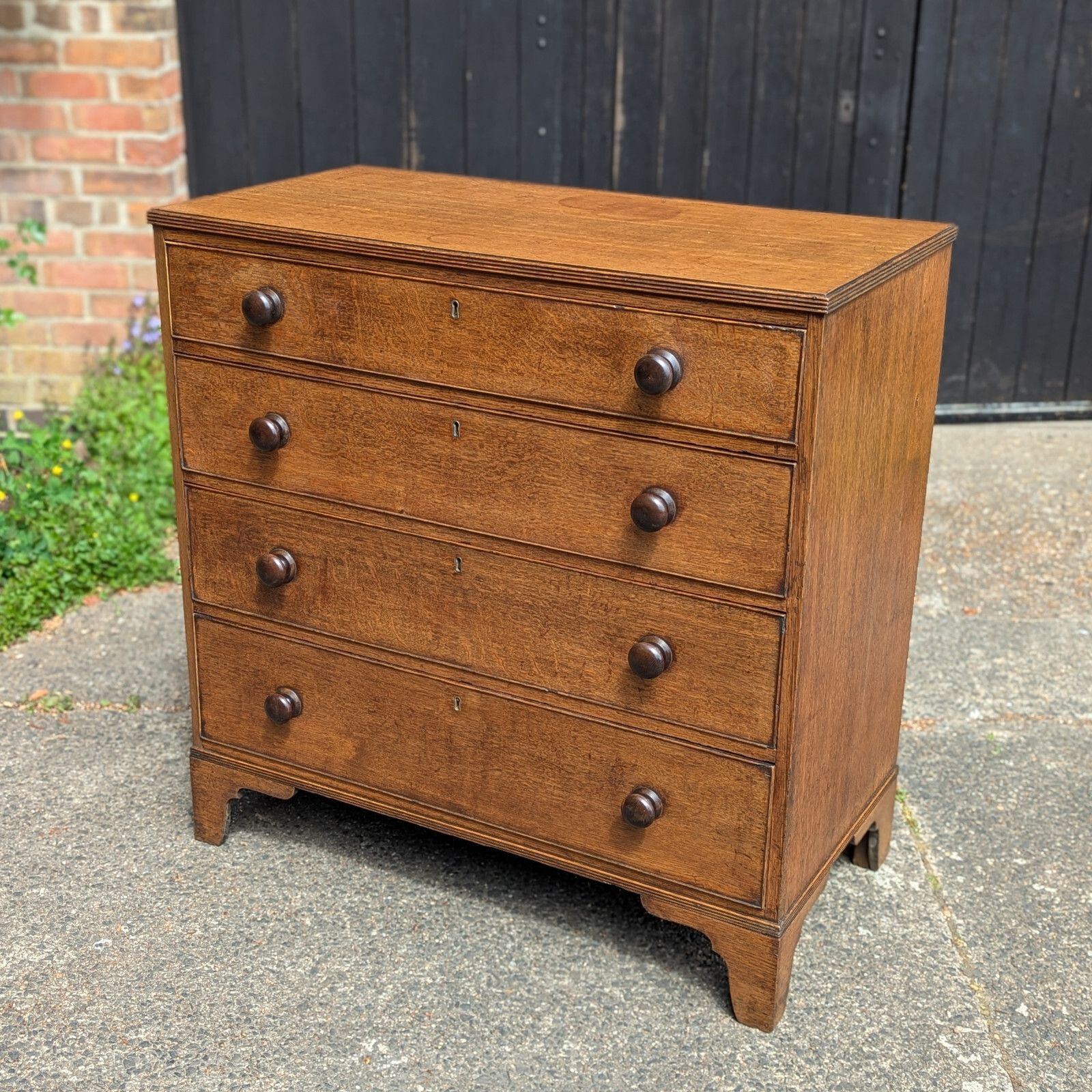 Antique Chest Of Drawers (Delivery Available) Country Oak