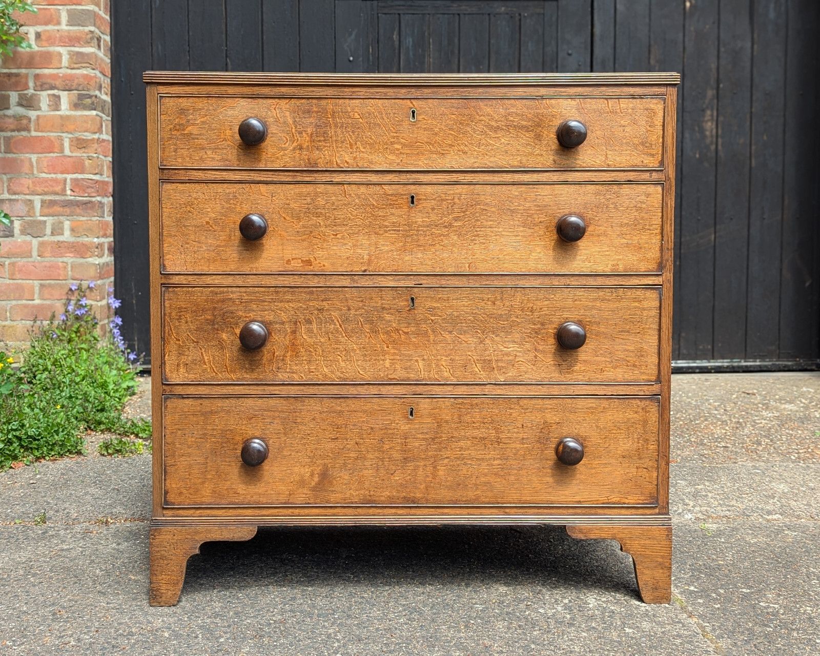 Antique Chest Of Drawers (Delivery Available) Country Oak photo furniture