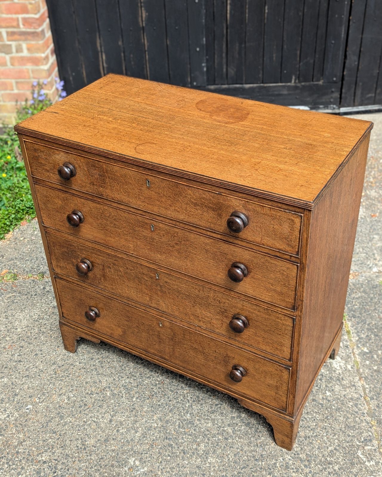 Antique Chest Of Drawers (Delivery Available) Country Oak photo Furniture