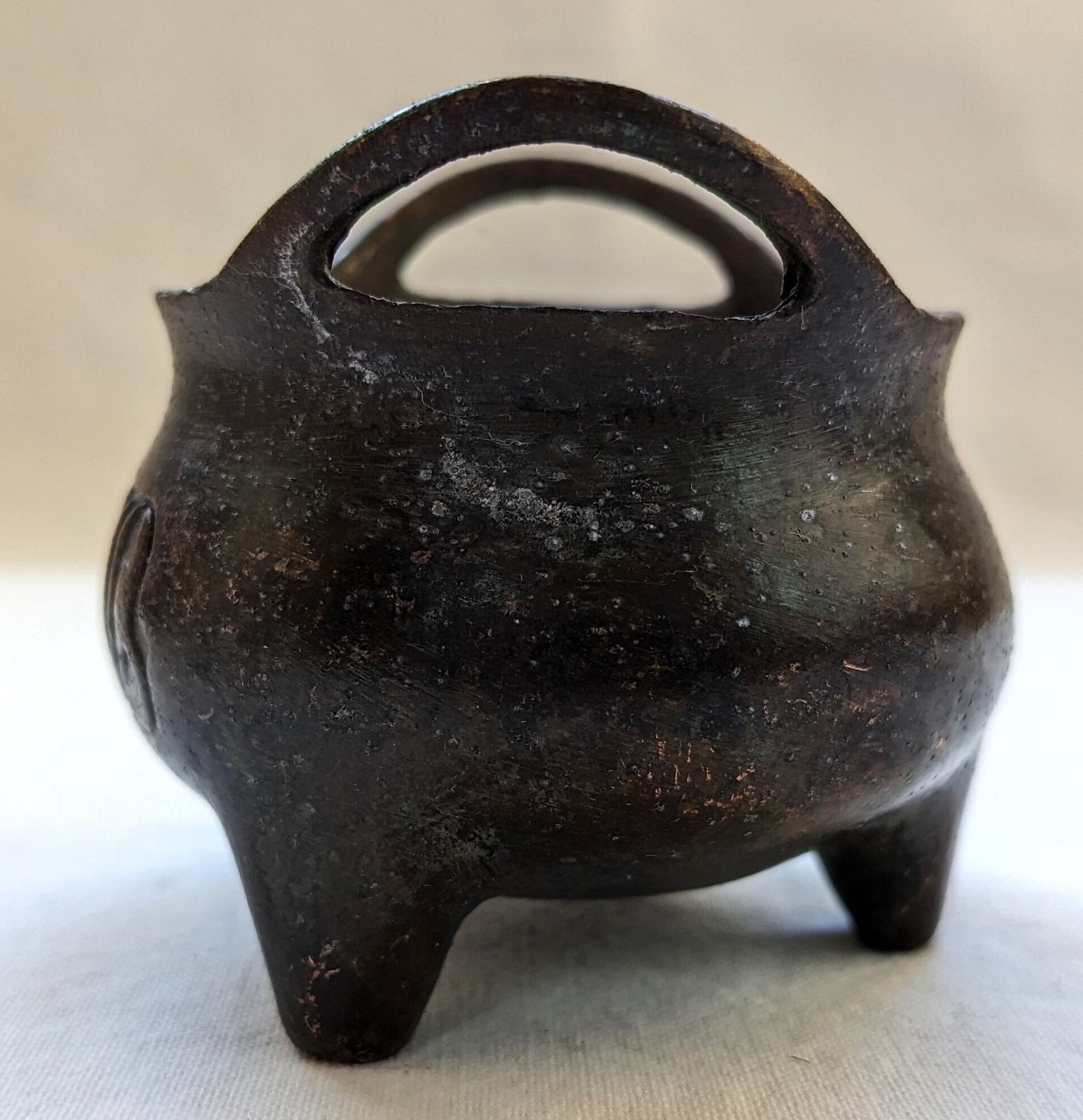 Antique Sino Islamic Bronze Xuan Mark Censer Incense Burner photo Home Decor
