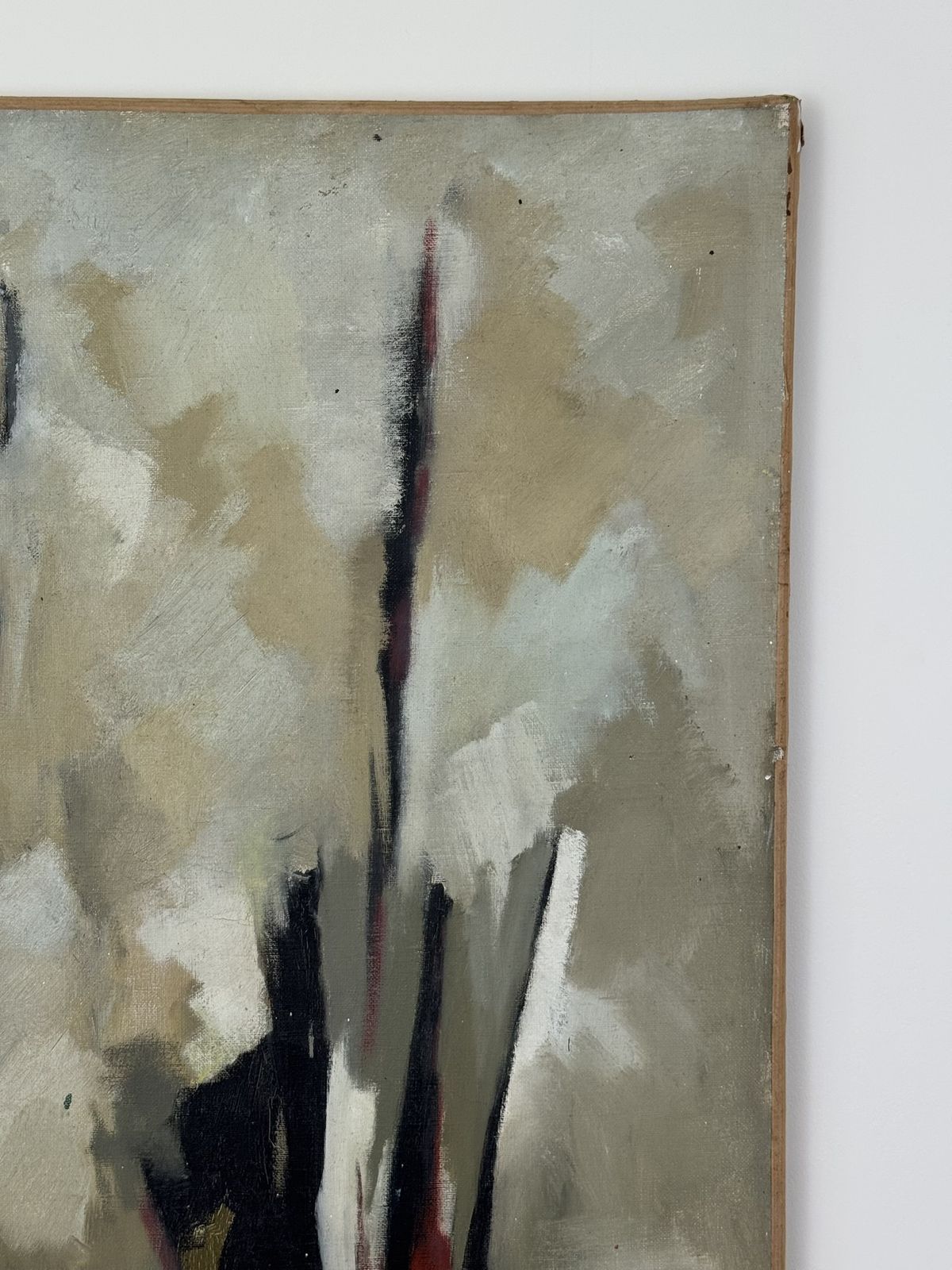 Abstract Oil Painting By Marie Louise Hardy 1961 photo for sale