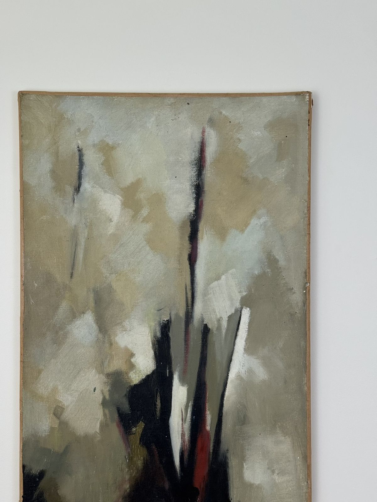 Abstract Oil Painting By Marie Louise Hardy 1961 photo furniture
