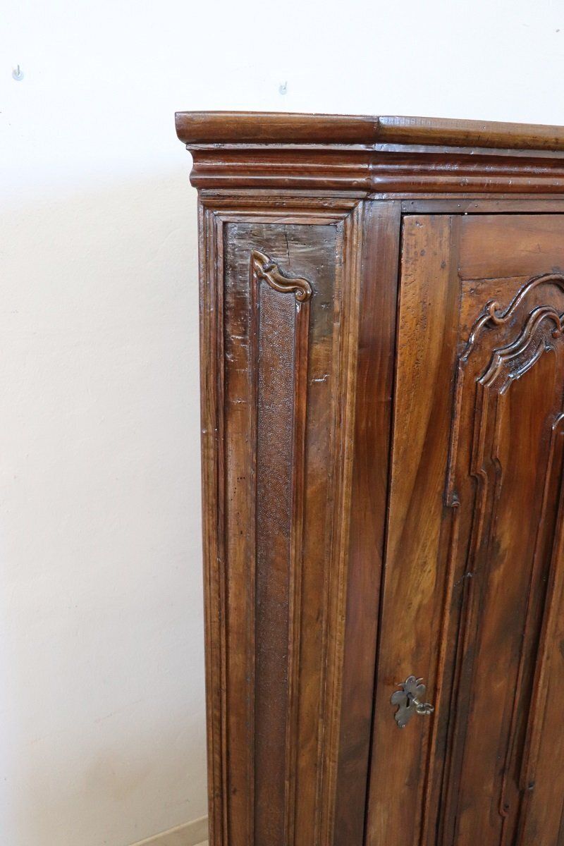Antique Walnut Corner Cabinets, 1600s, Set Of 2 photo vintage