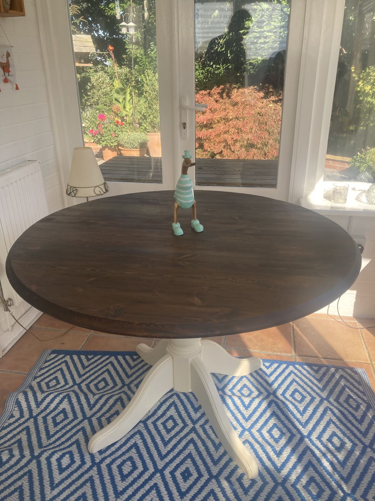 Reclaimed Mid Century Dining/Garden Table photo for sale
