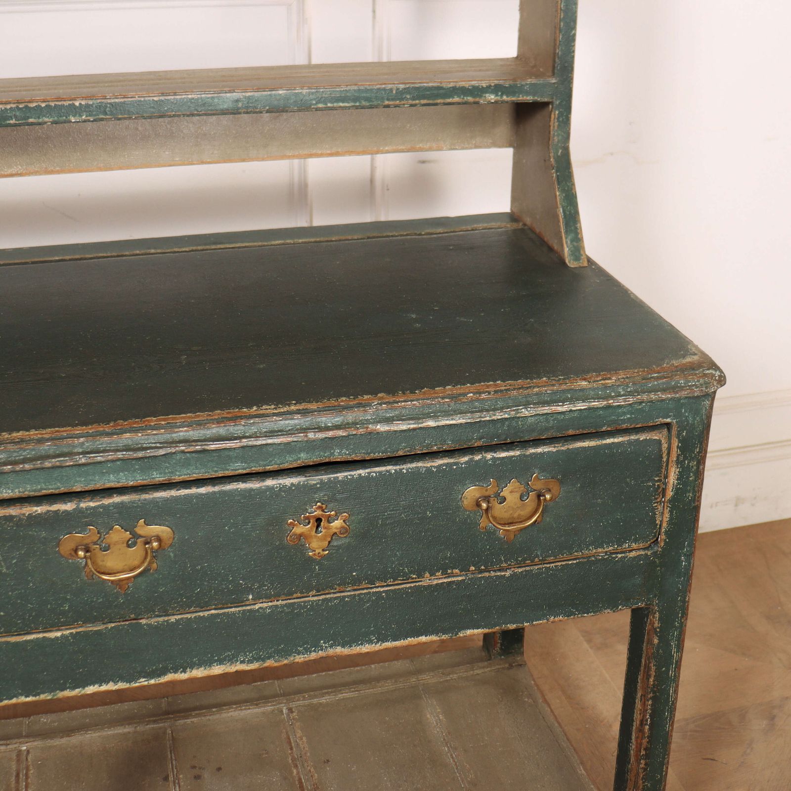 Furniture English Painted Pot Board Dresser photo