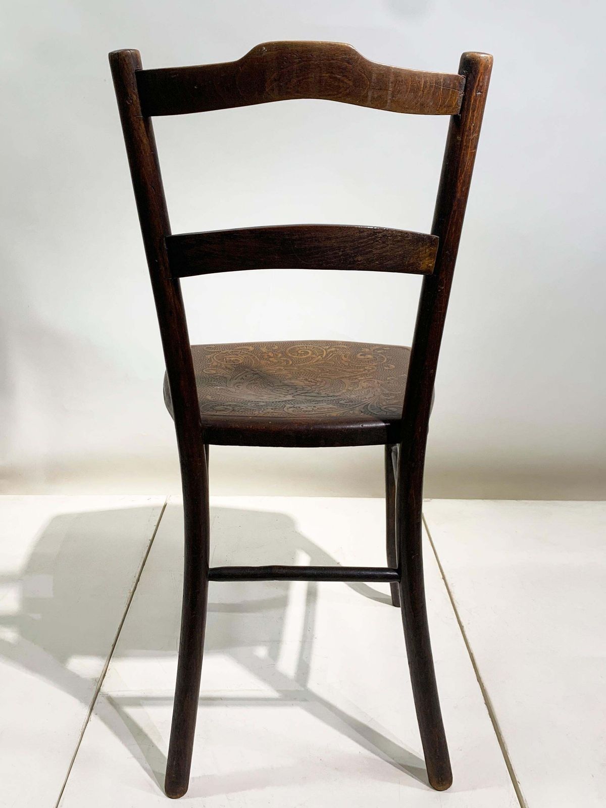 photo furniture Pair A.M.Luther "Luterma" Art Deco Bentwood/Embossed Plywood Chairs Estonia/1920