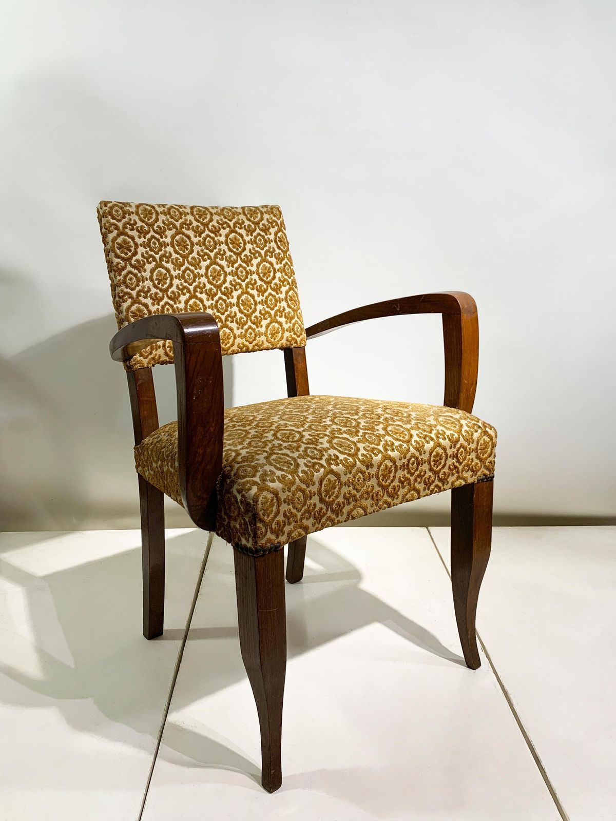 Furniture Pair Of Art Deco Bridge/ Armchairs, France, Circa 1930's photo
