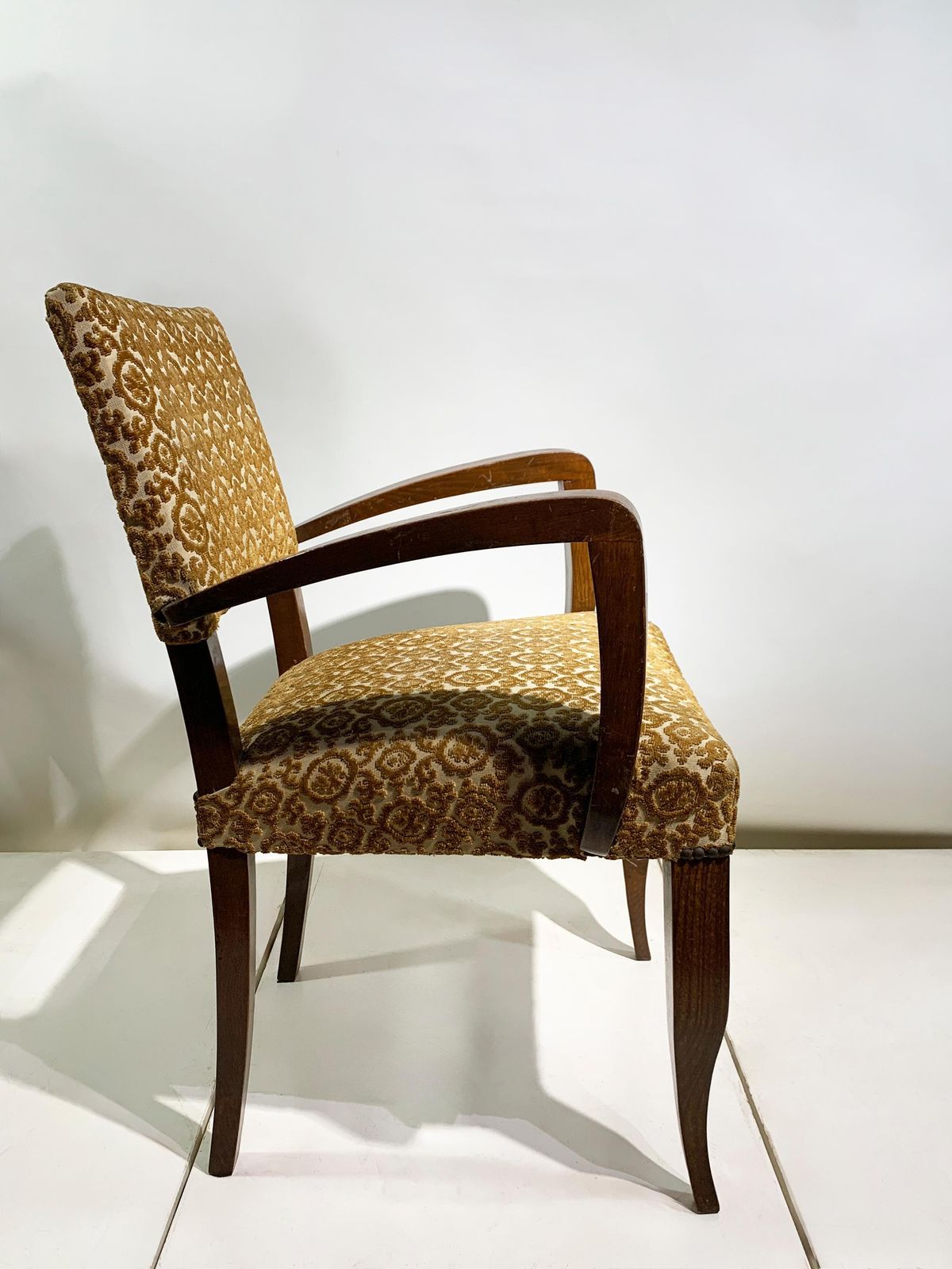 3212.0 Pair Of Art Deco Bridge/ Armchairs, France, Circa 1930's photo