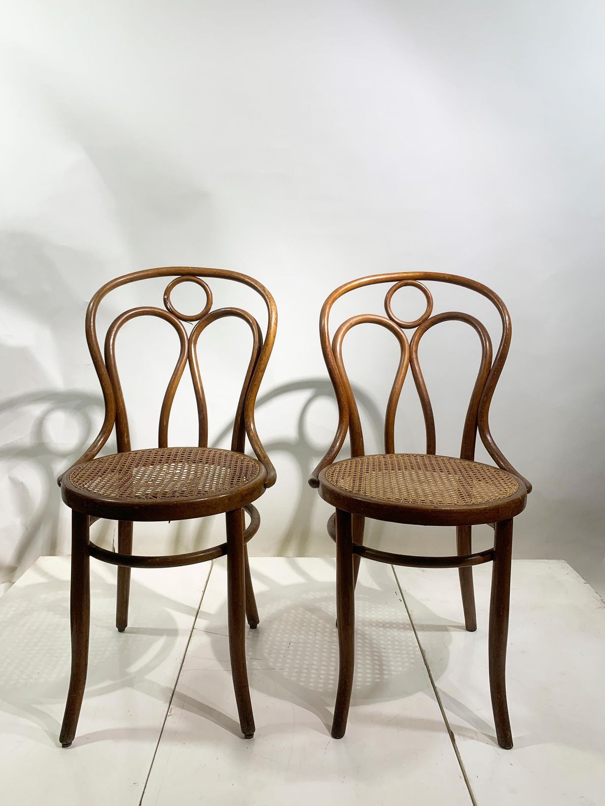 Set Of 6 Chairs In Bentwood By Josef Hoffmann For Mundus Vienna Austria, 1900s photo for sale