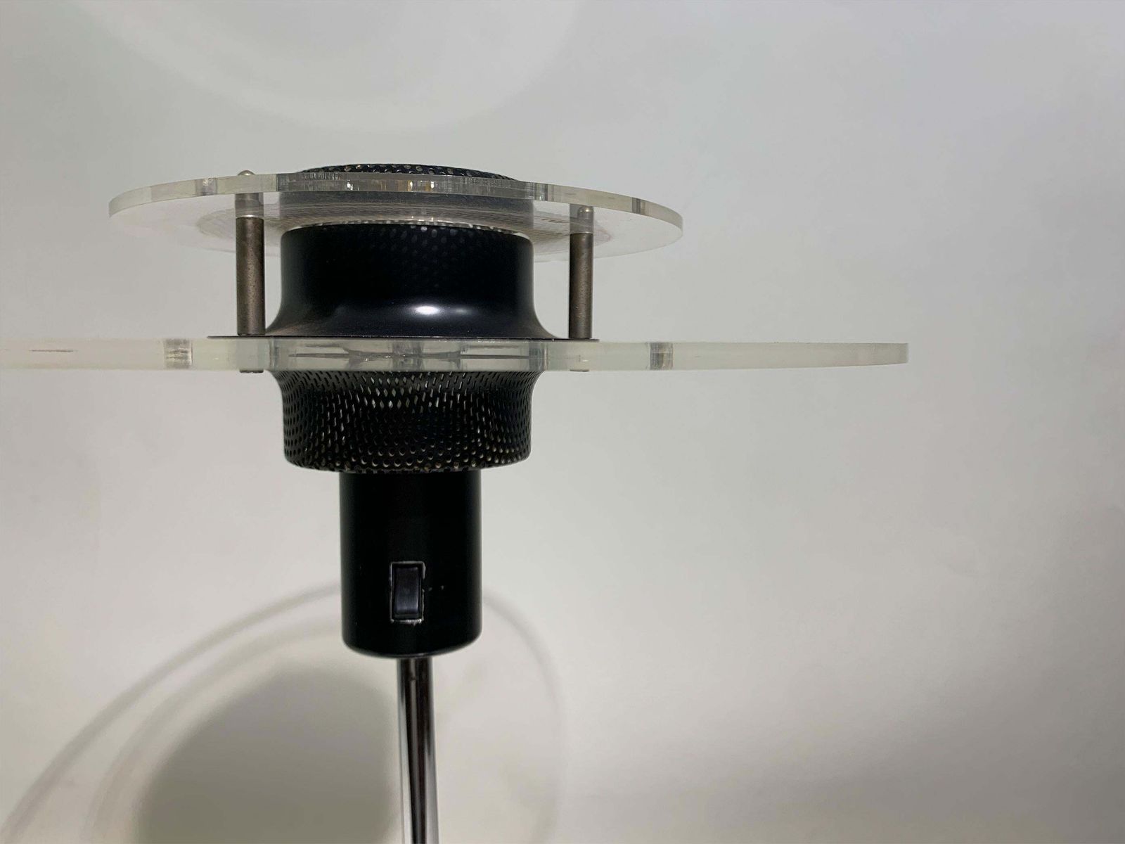 Space Age Cirkel Ikea Table Lamp Plexiglass (Acrylic) And Metal, 1990 photo Lighting