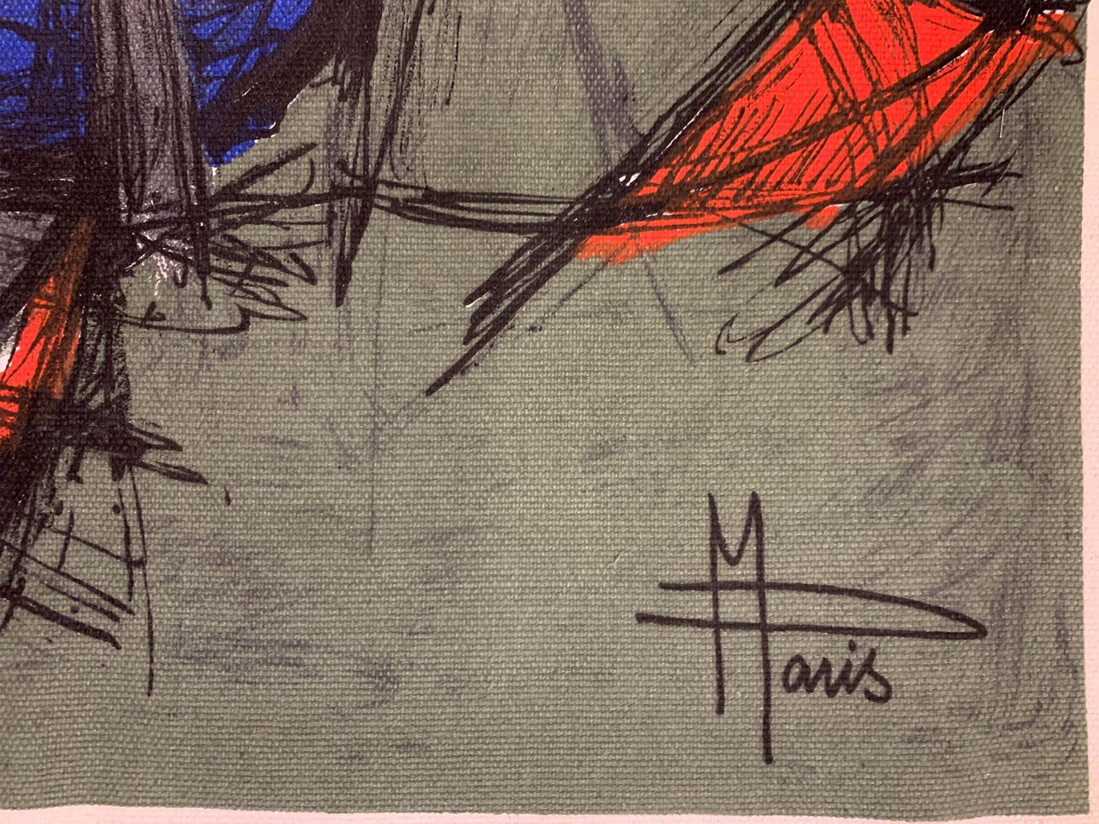 Mid 20th Century "Les Bateux" Tapestry  Printed On Canvas  "Henri Duprez Et Cie" photo buy