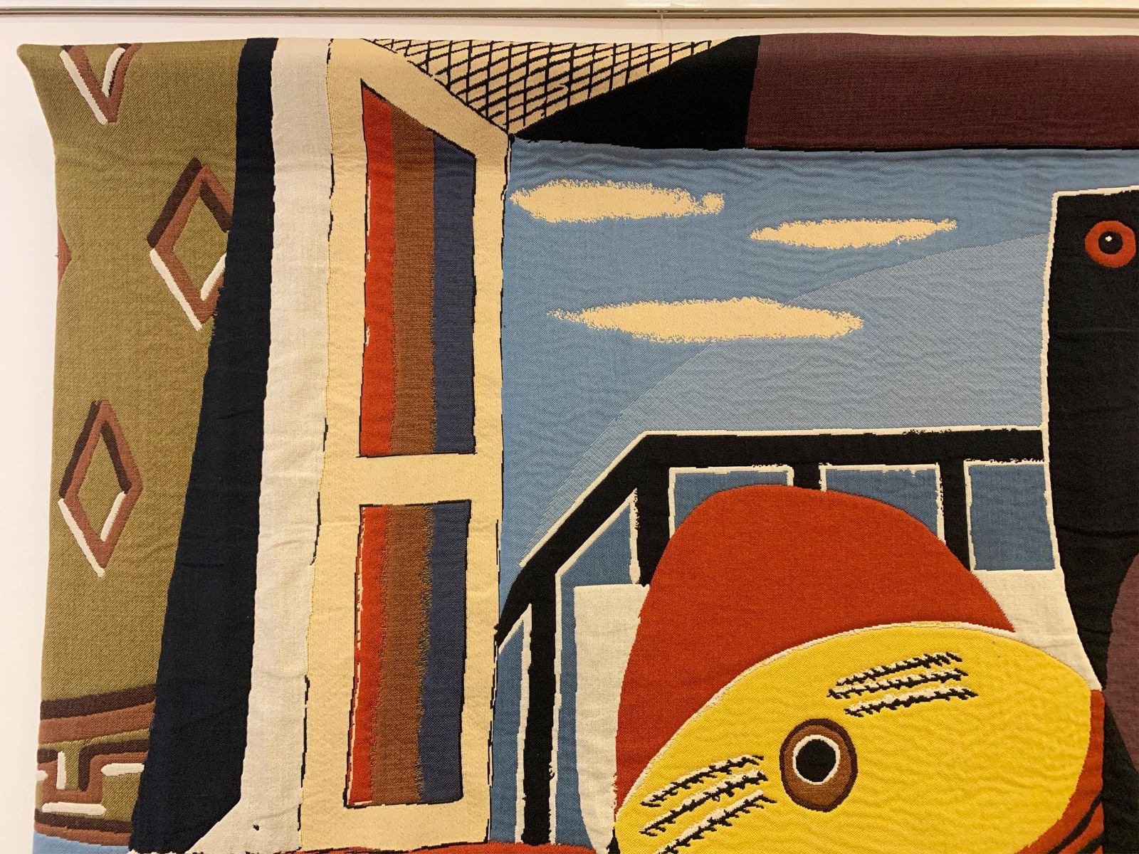 "Mandoline Et Guitare" Tapestry, "Succession Picasso 2015" For Jules Pansu photo furniture