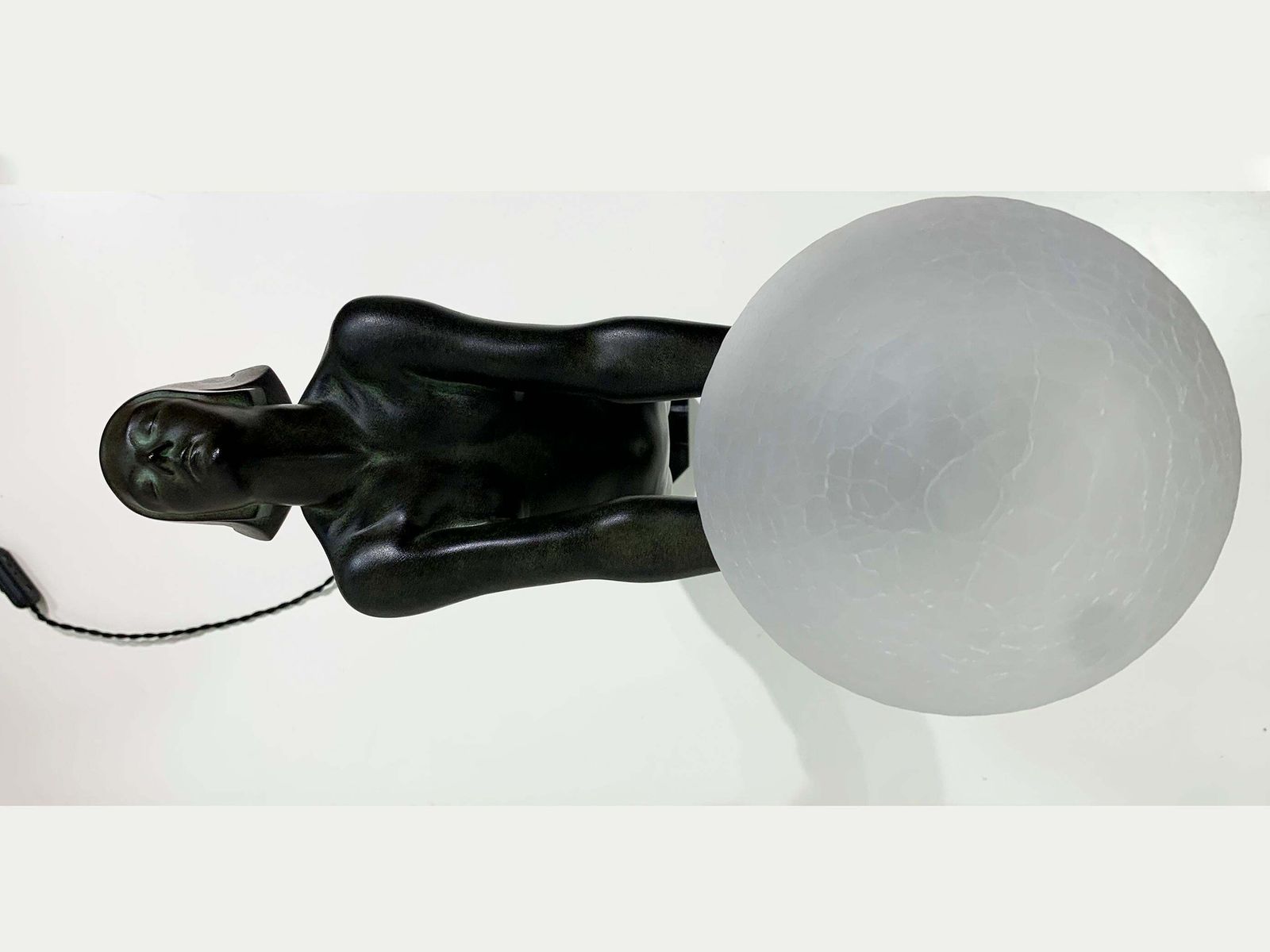 "Lumina" Table Lamp/Sculpture By Max Le Verrier Signed "Le Verrier" photo for sale