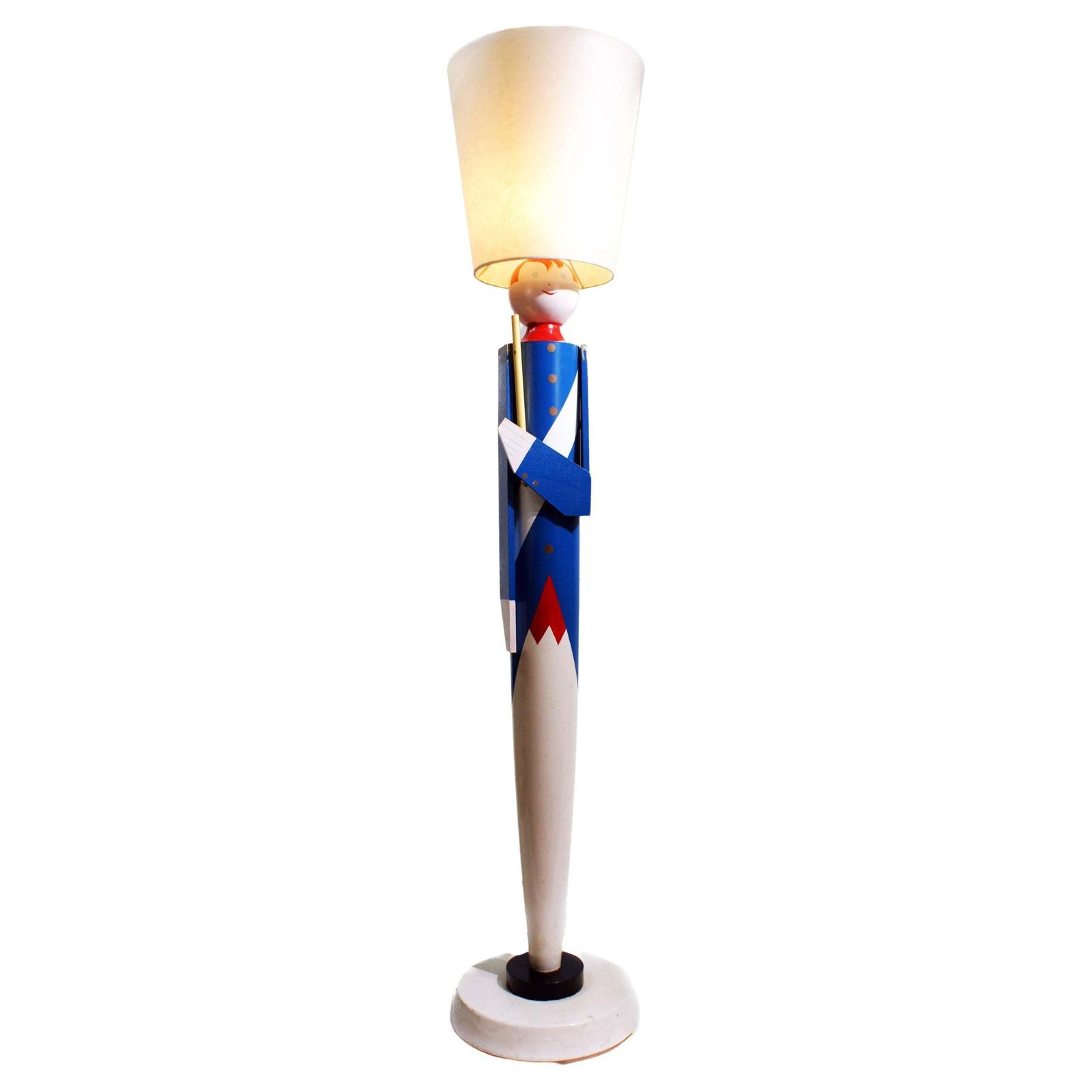 Vintage Soldier Floor Lamp By Suzanne Bonnichon