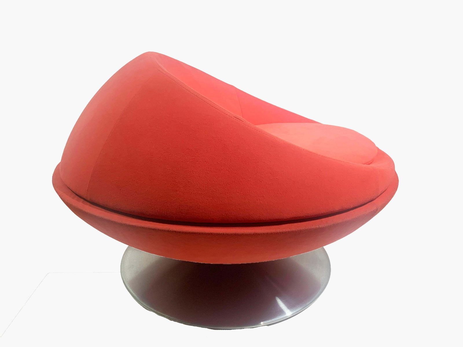 123 Lounge Red Chair Designed By Victor Boeda For Steiner Paris photo vintage