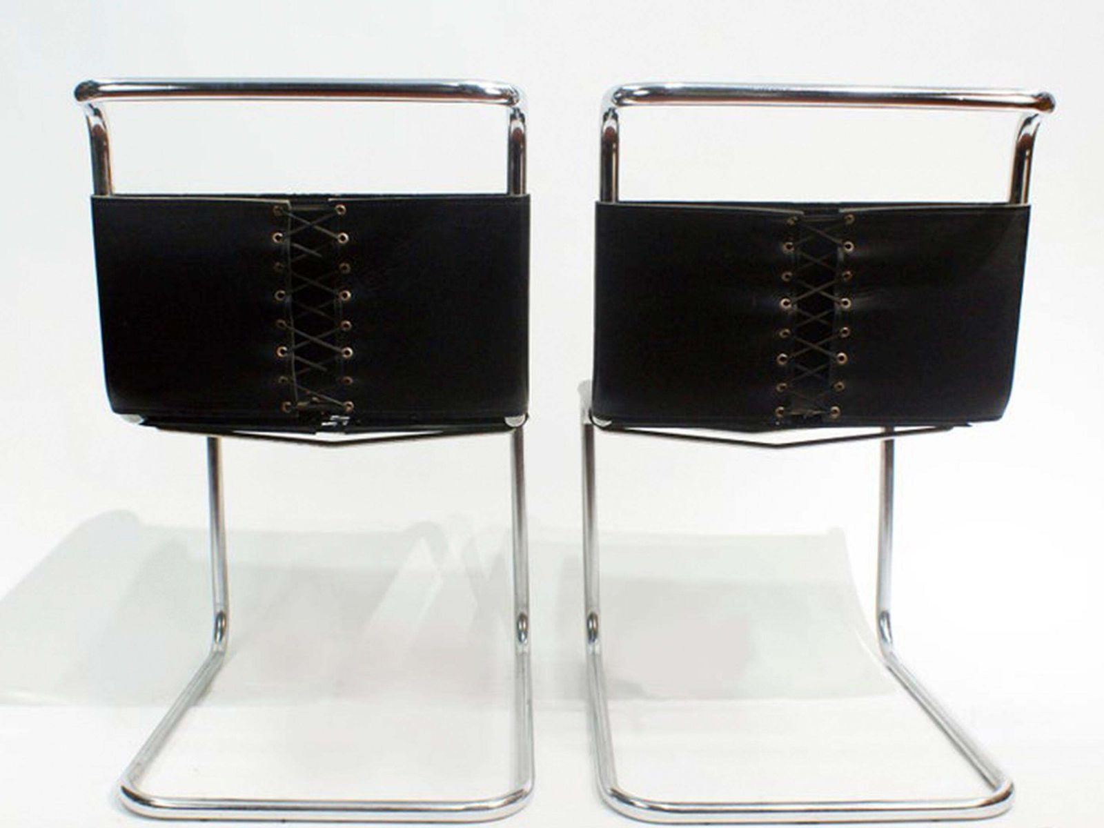 Pair Of Spoleto Chairs Attributed To Marcel Breuer B33 photo vinterior