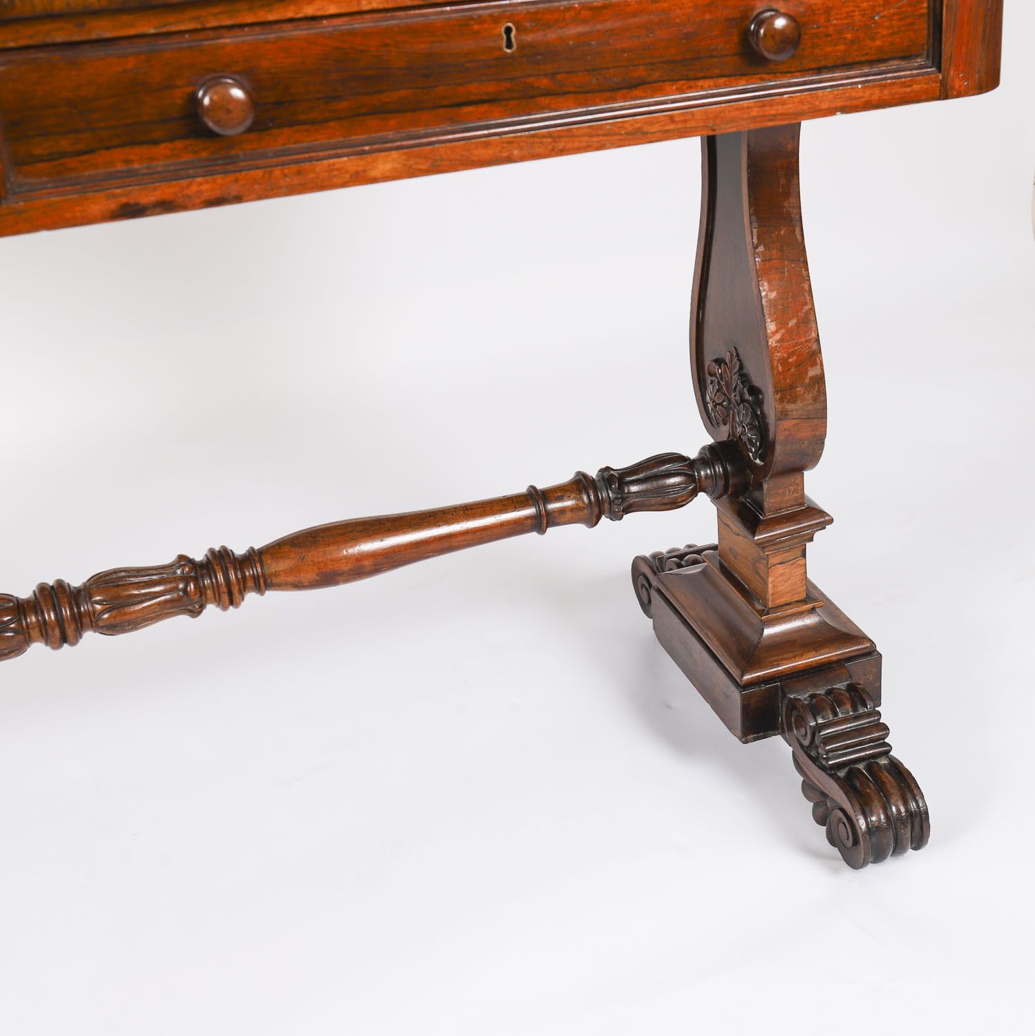 photo vinterior Regency Gonçalo Alves Library Writing Desk C1820 19th C