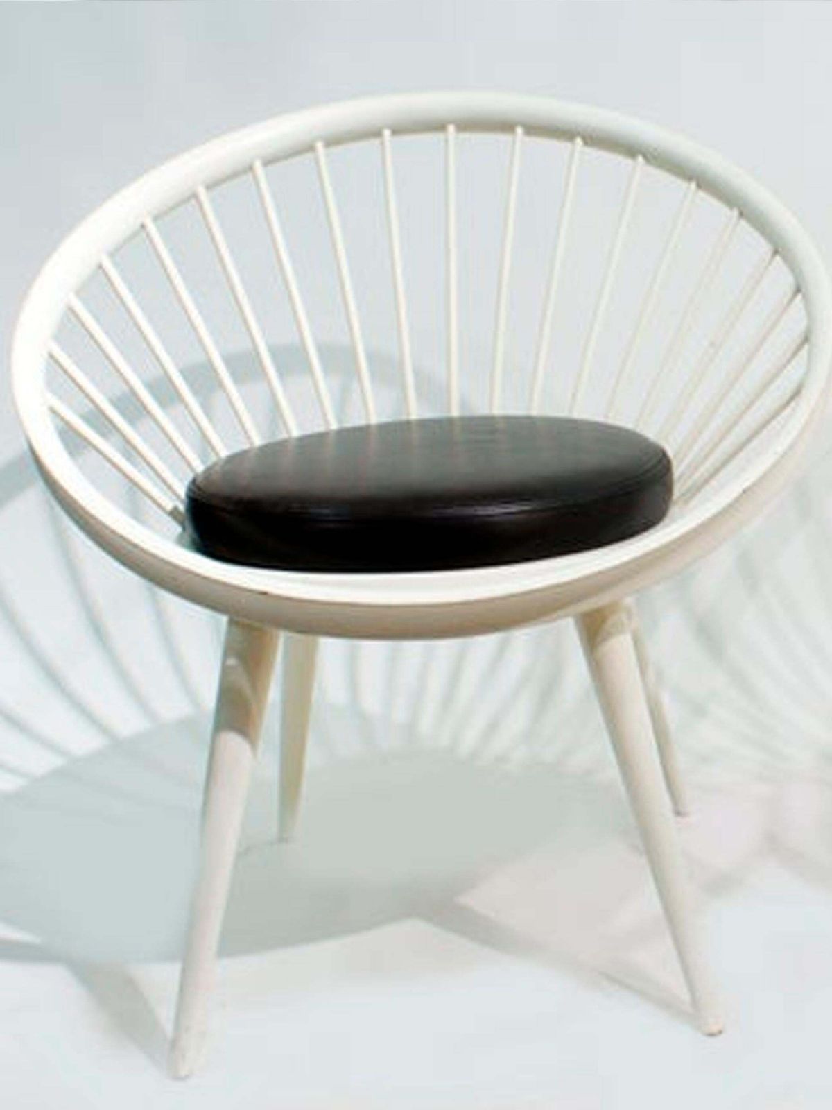 Pair Of Round Chair By Yngve Ekstrom, 1960 photo buy