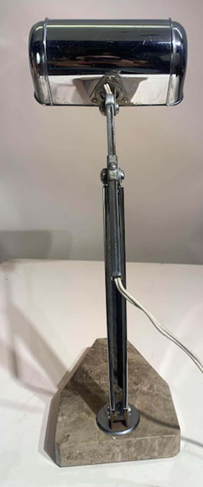 French "Fare" Desk/Banker's Lamp Chrome Adjustable Art Deco From 1930s photo 1398.0