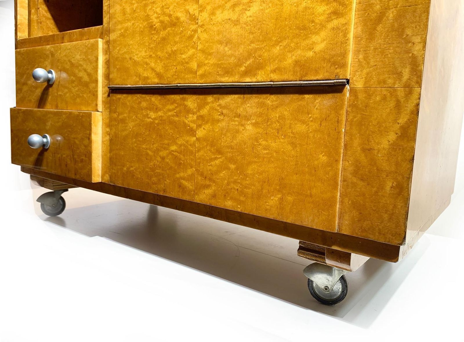 Home Decor Art Deco Bar Cart, France, Circa 1940 photo