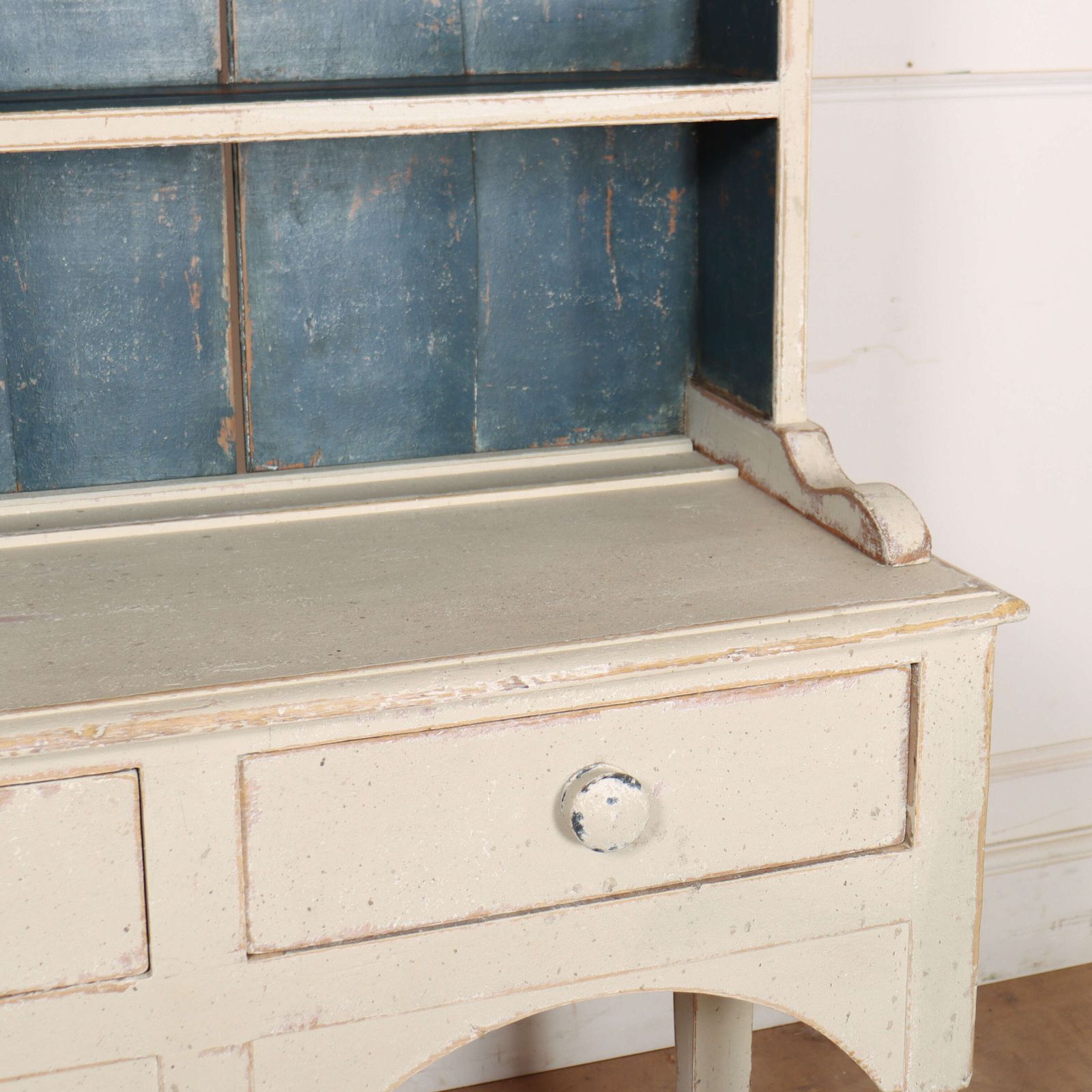 Welsh Potboard Dresser Base, 1800s photo vintage