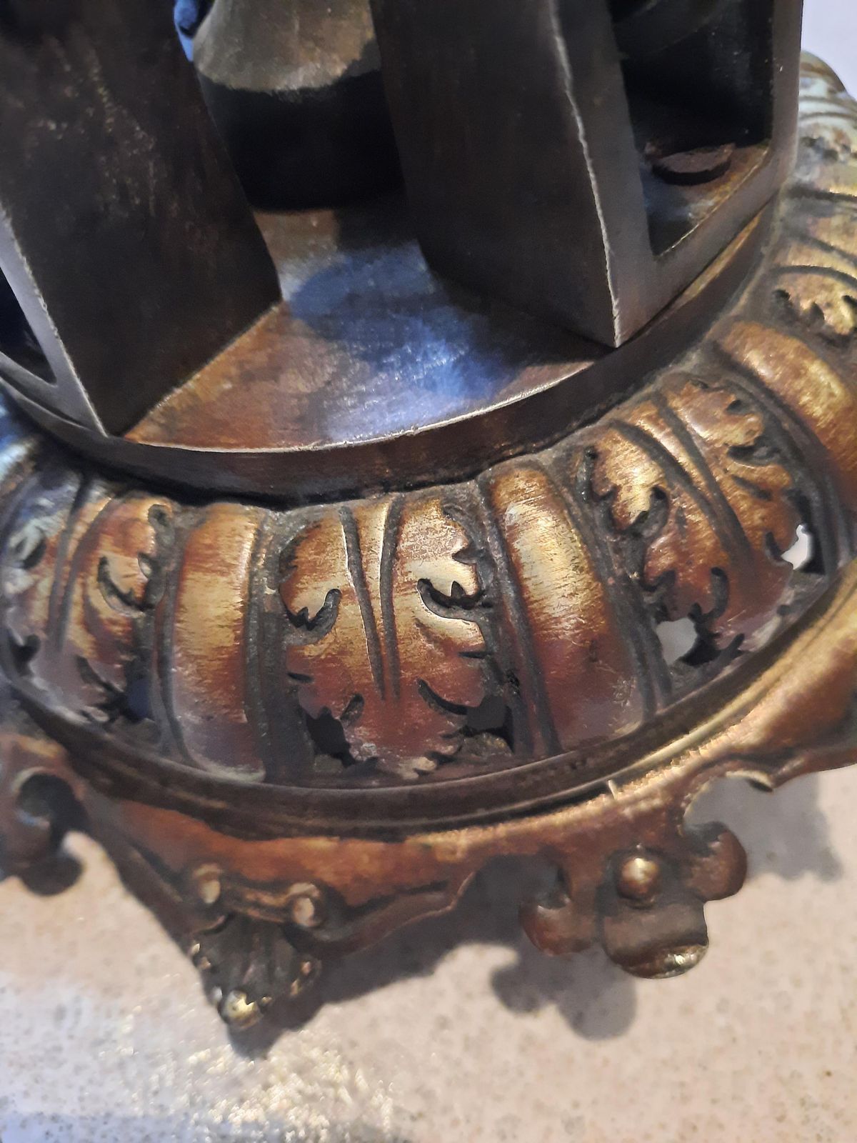 photo furniture Bronze Ceiling Pulley Chandeliers Antique Chateau French Chandelier Lighting Interior Decor Quality 2.2kg