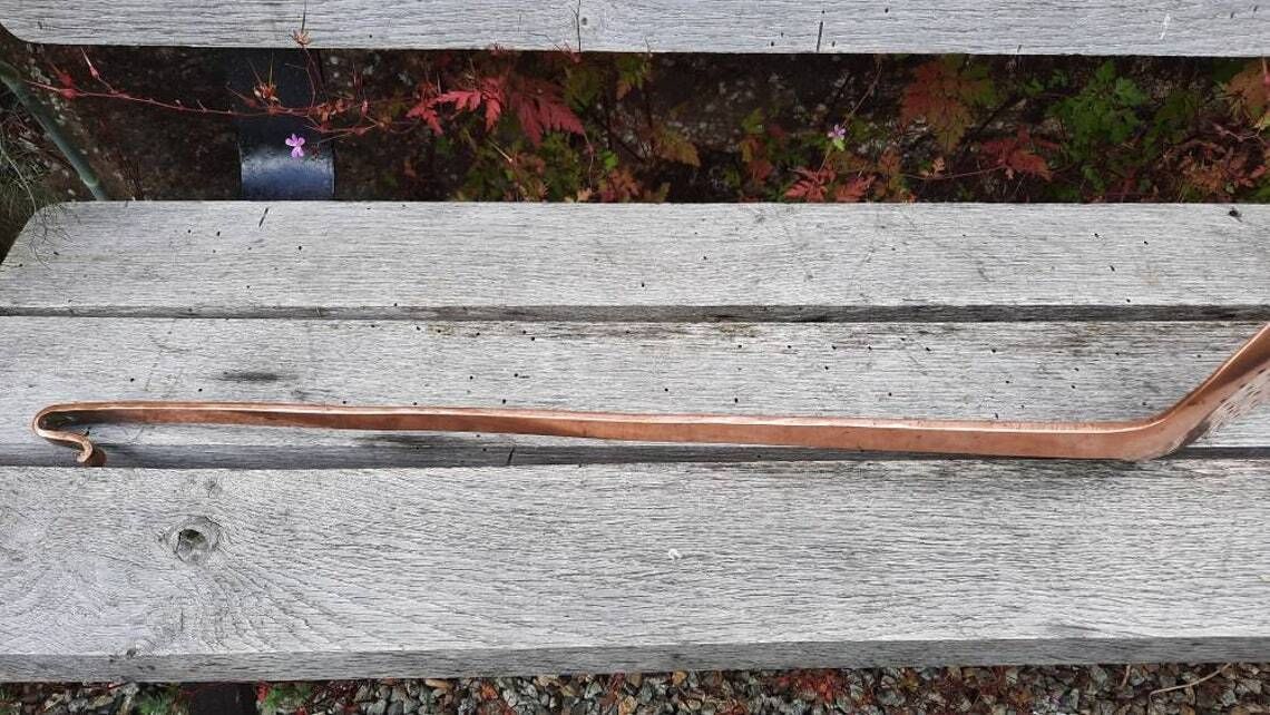 Antique Chateau Copper Ladle: French Jam Pan Skimming Spoon photo Home Decor