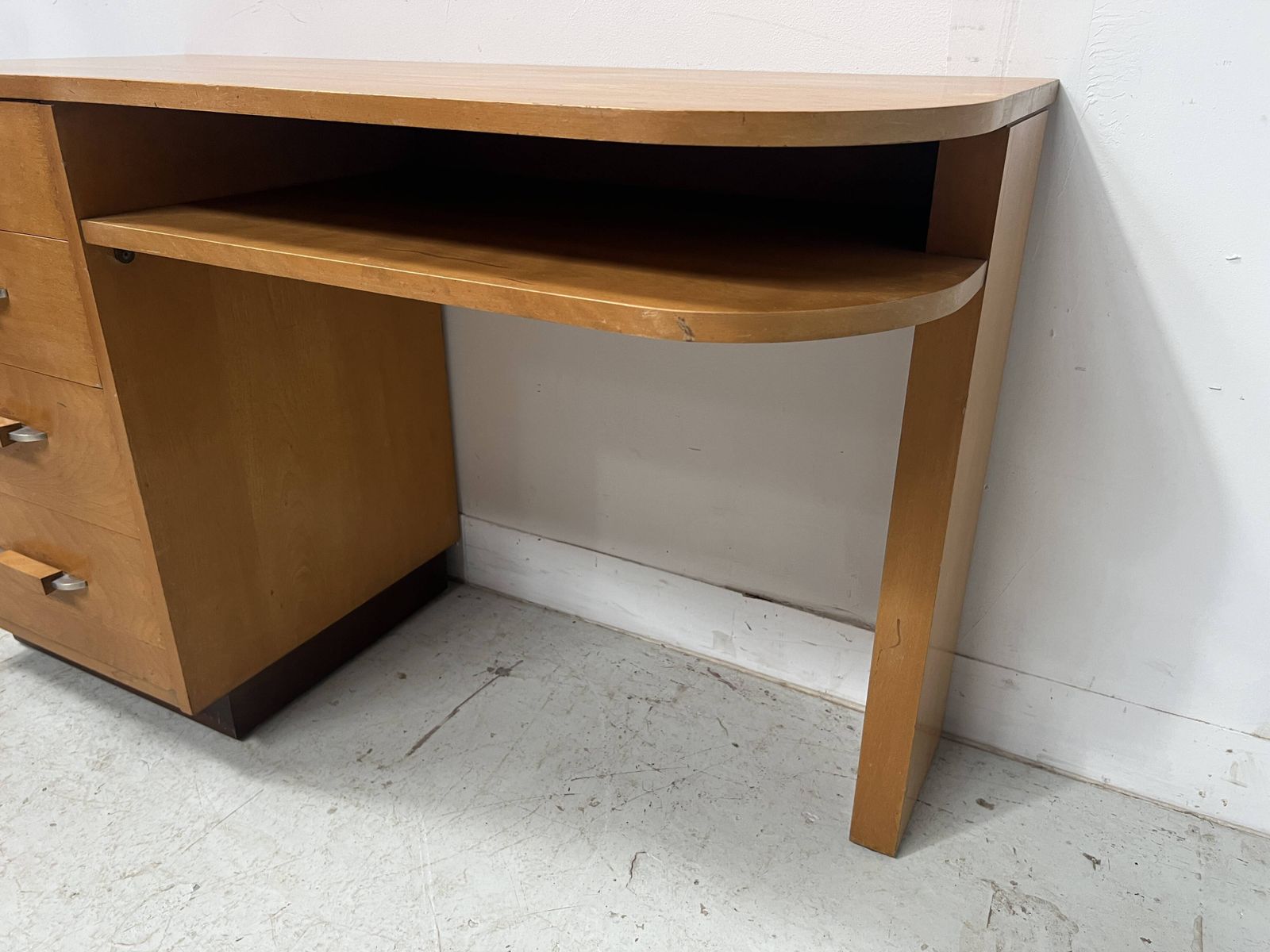 20th Century Maple Veneer Style Desk photo buy