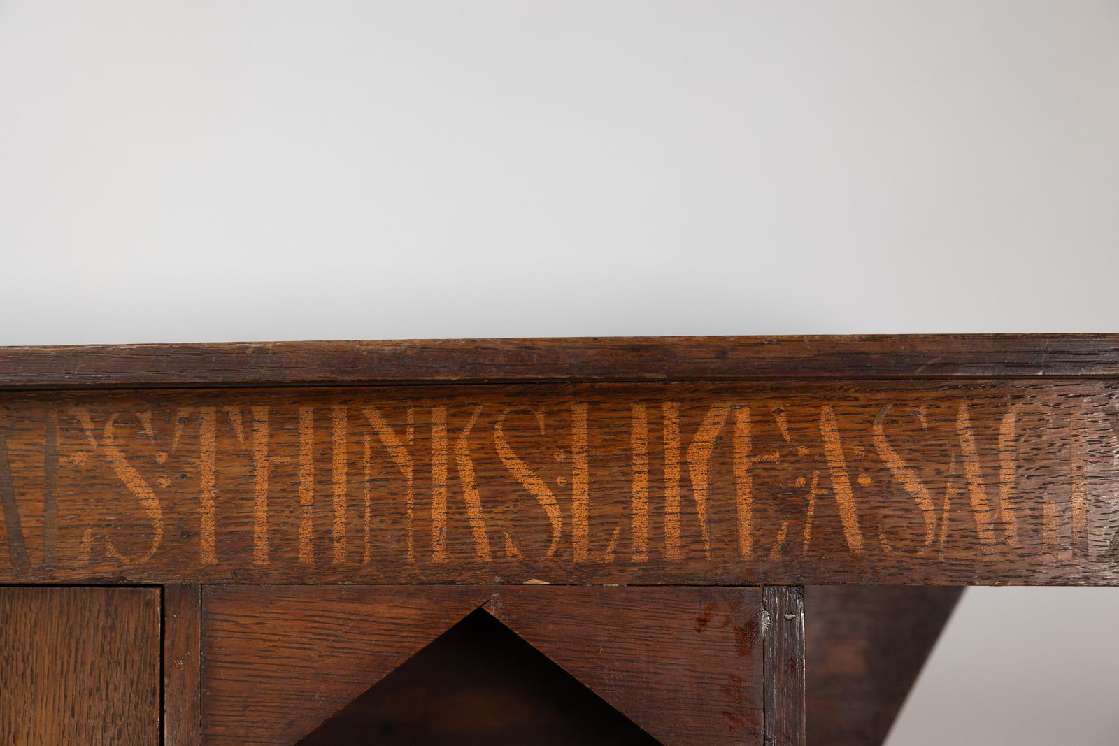 Furniture Liberty And Co. An Arts And Crafts Wall Cabinet photo