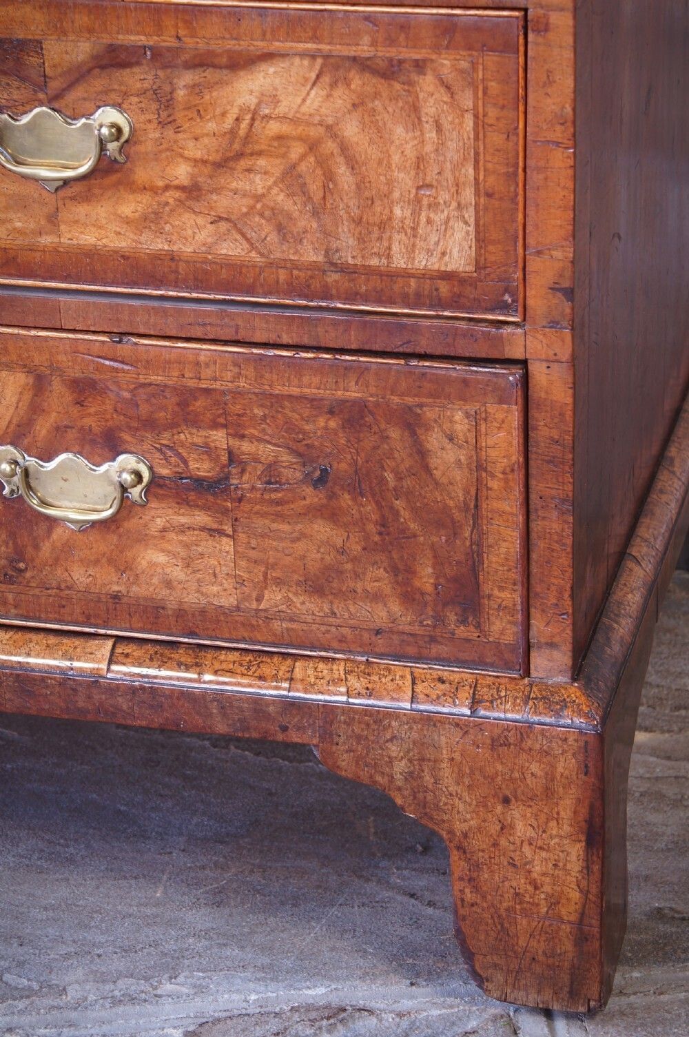 George II Walnut Bureau, 18th Century And Earlier photo furniture