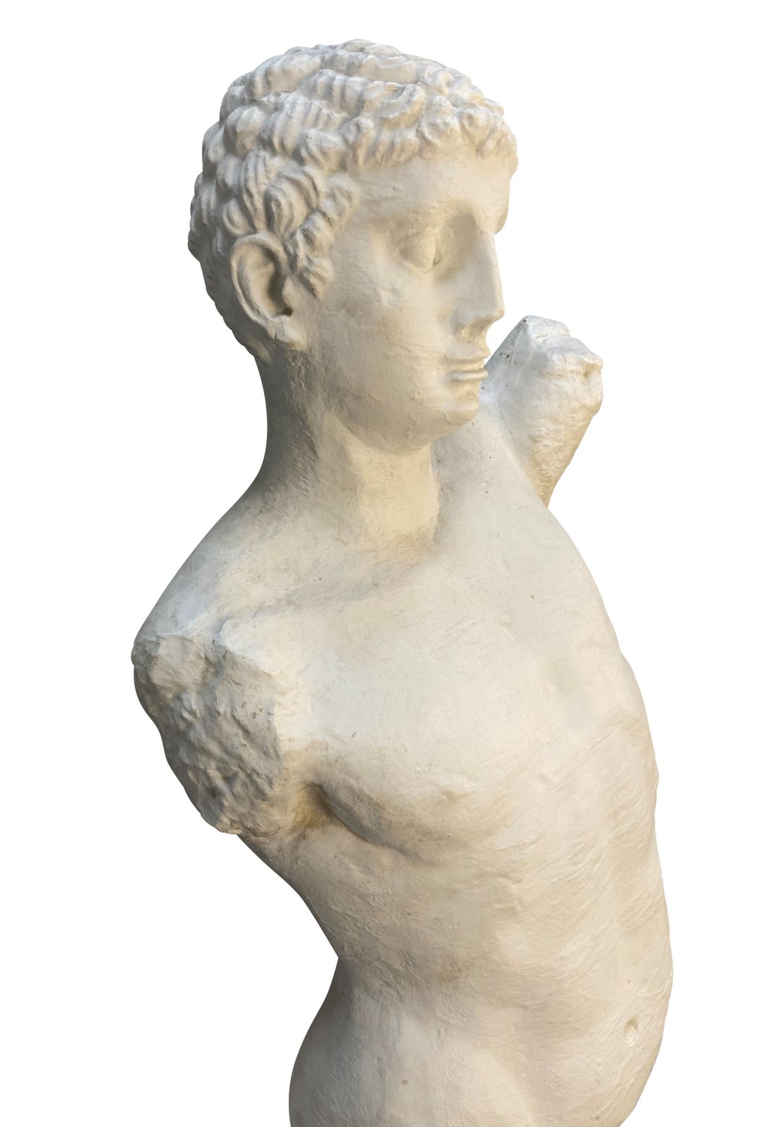 A Large Classical Head & Torso Of A Young Man In Porcelain photo furniture