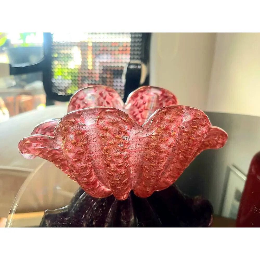 Gold Flecked Bowl By Ercole Barovier For Barovier & Toso, 1960s photo furniture