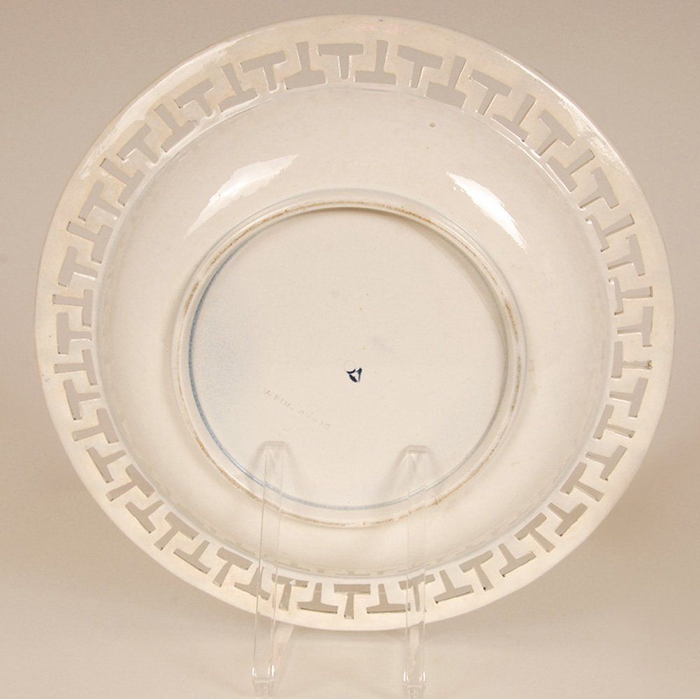 3970.0 Pierced Lattice Tableware Basket From Wedgwood, 18th Century, Set Of 3 photo