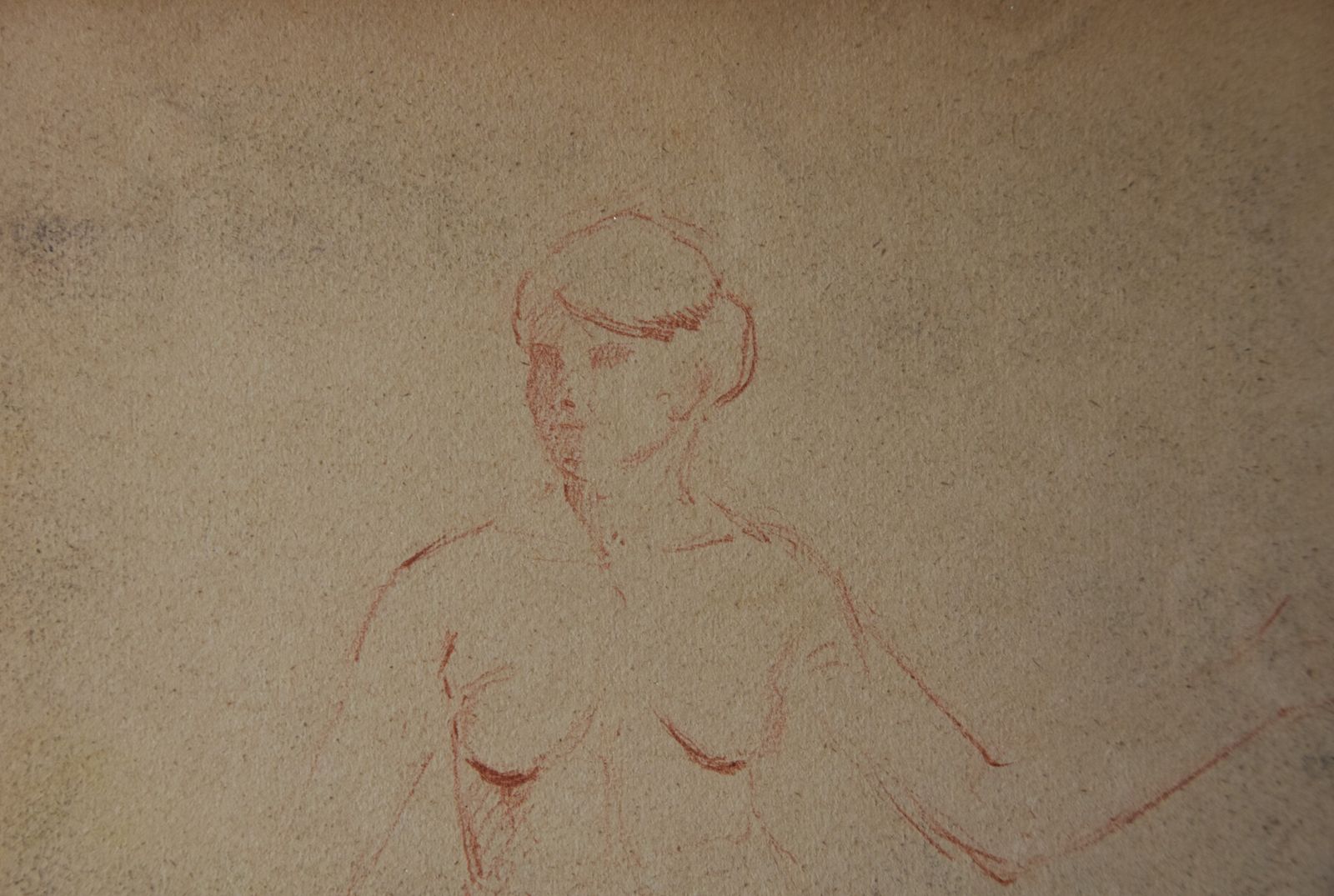 Gaston Guignard, Nude Woman § Reverse Two More Scenes (Circa 1880) photo furniture