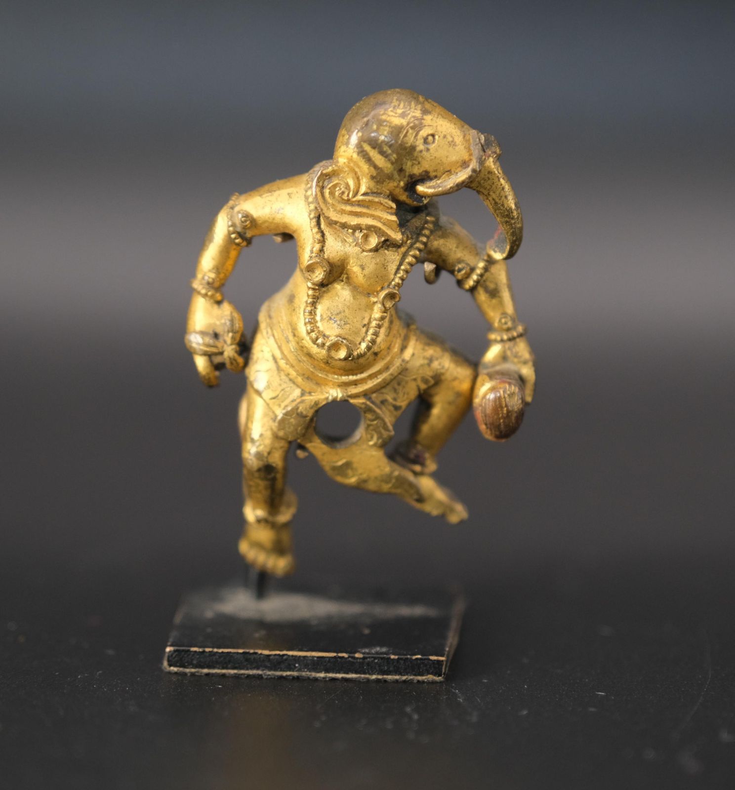 Tibetan Bronze Bardo Statue – Antique Himalayan Art, Buddhist Sculpture photo furniture