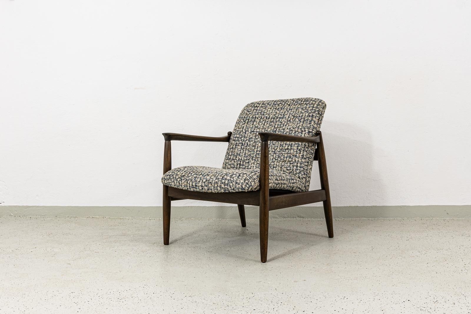 Mid Century Modern Armchair By Edmund Homa, Gfm, Poland, 1960's photo buy